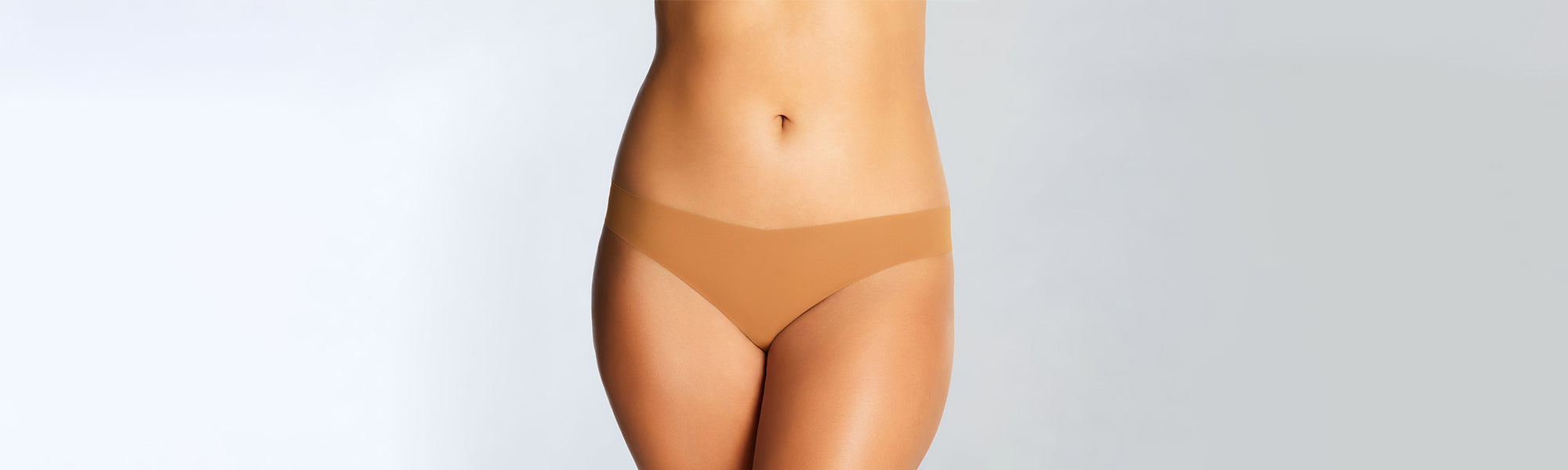 Female model wearing the Commando Better Than Nothing Thong