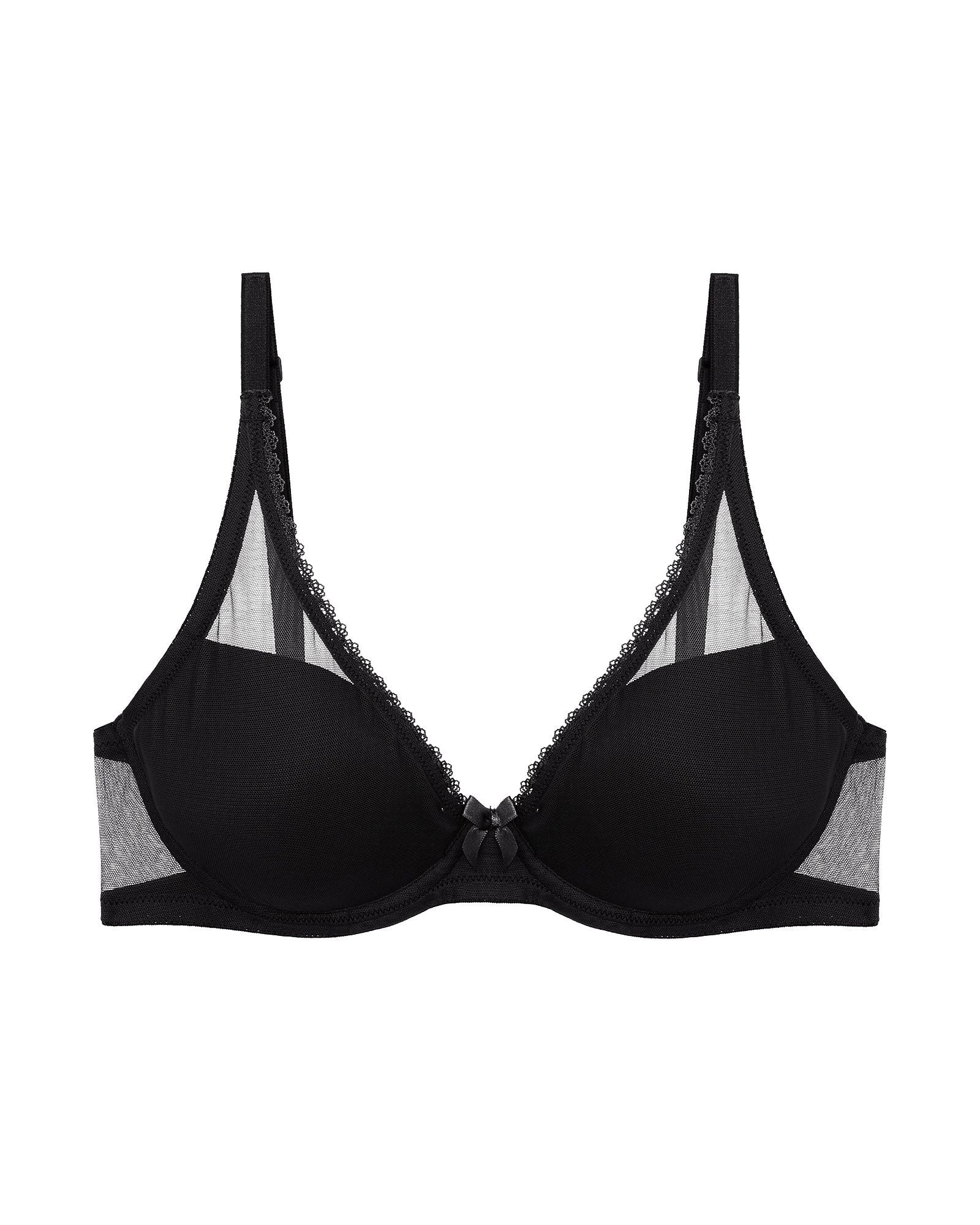 Journelle Victoire Plunge Bra in black
