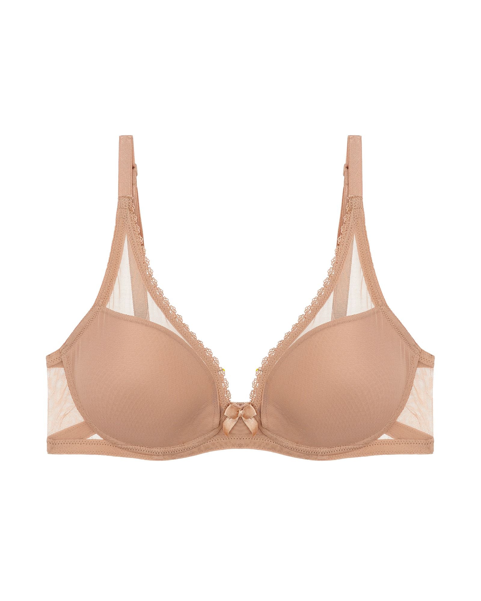 Journelle Victoire Plunge Bra in brown