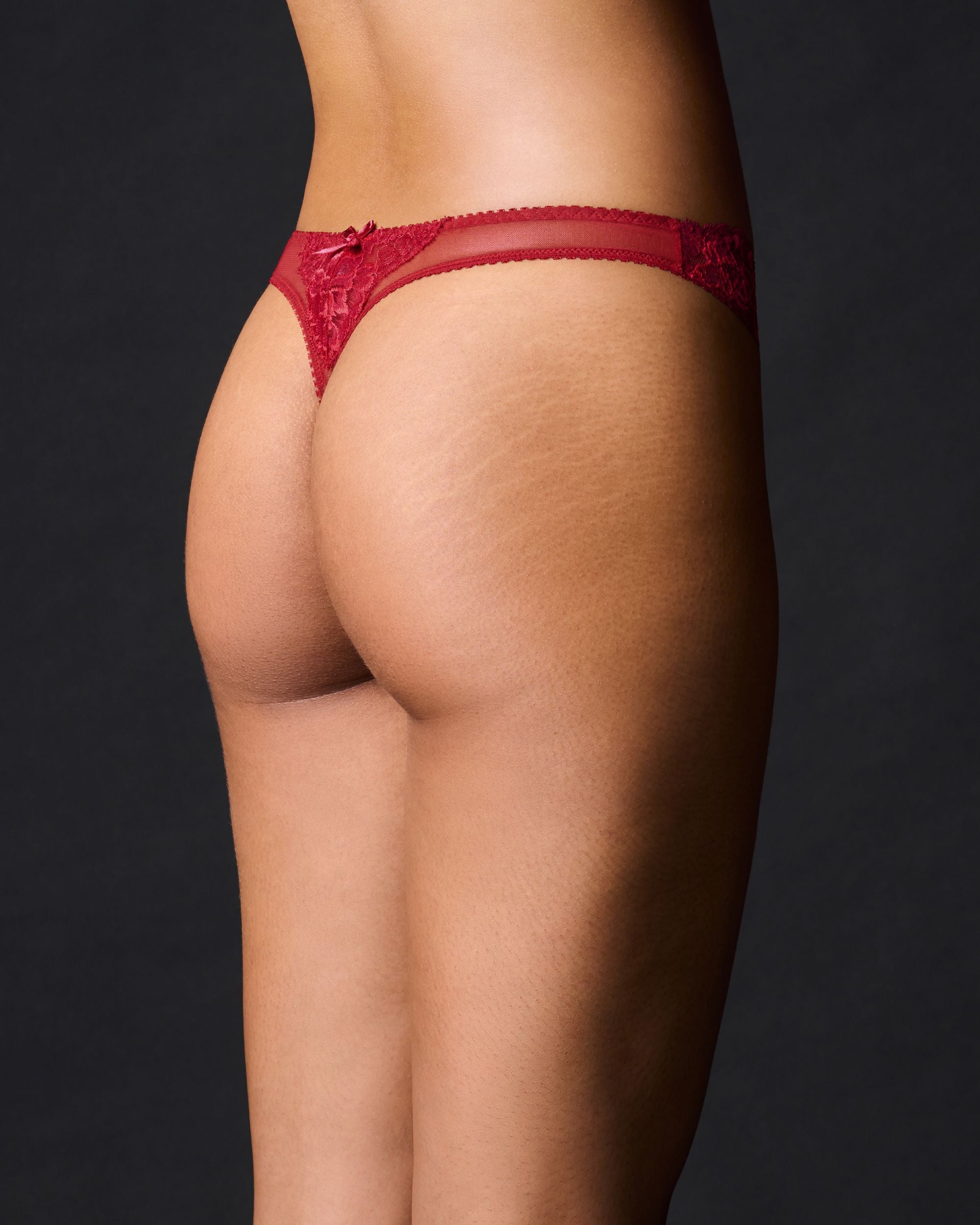 Journelle Isabel Thong in red
