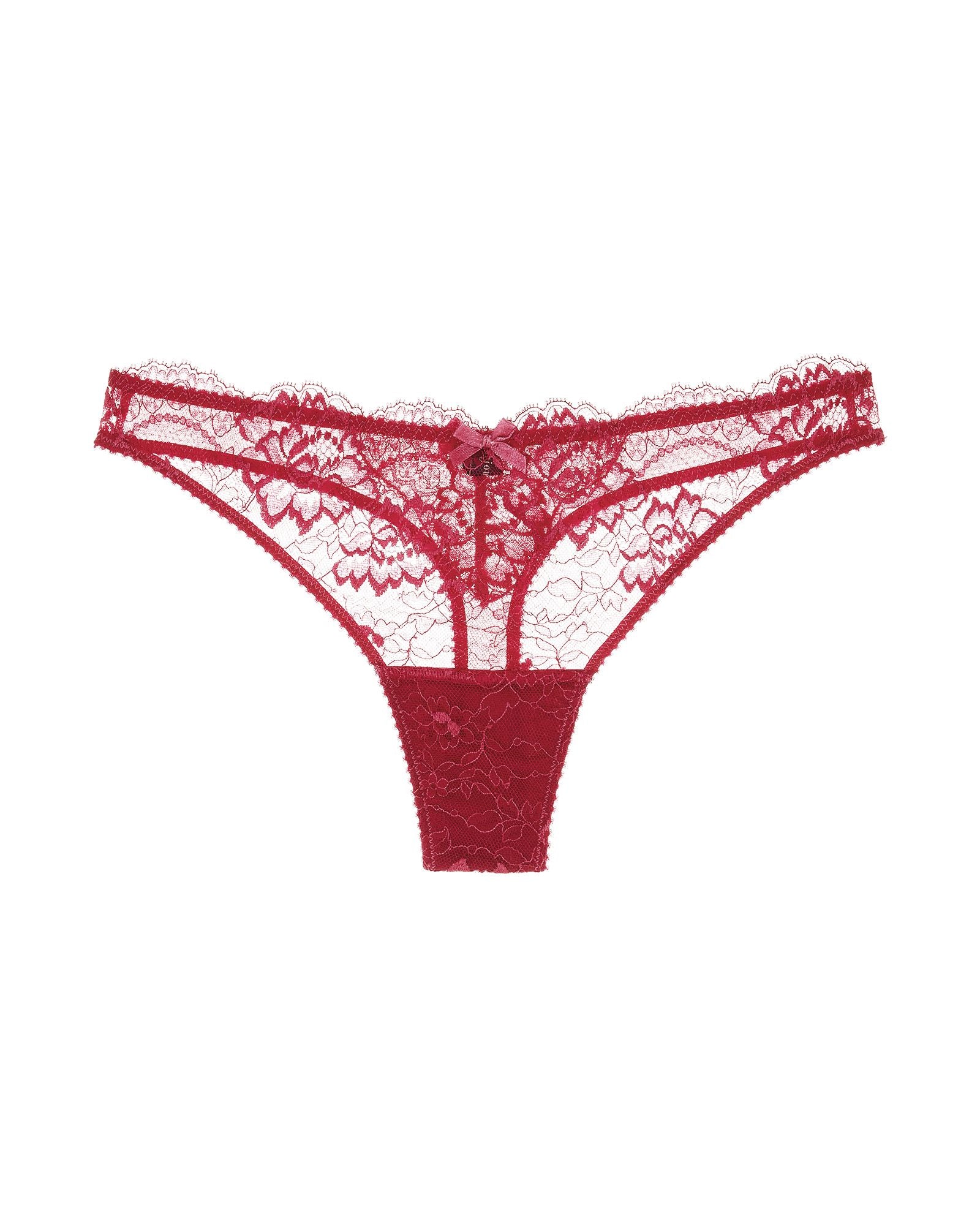 Journelle Isabel Thong in red
