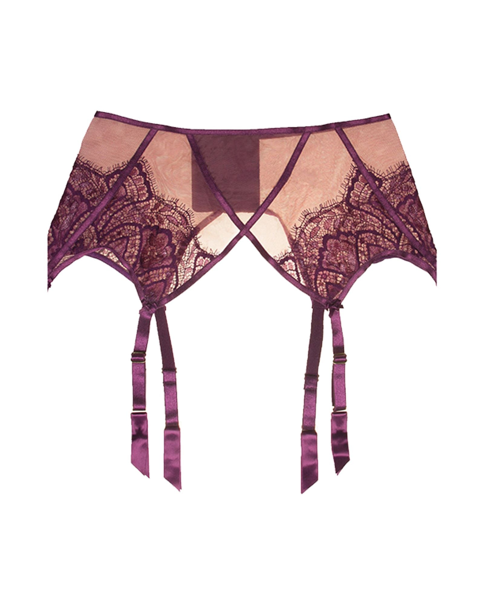 Dita Von Teese Maestra Suspender Belt in purple