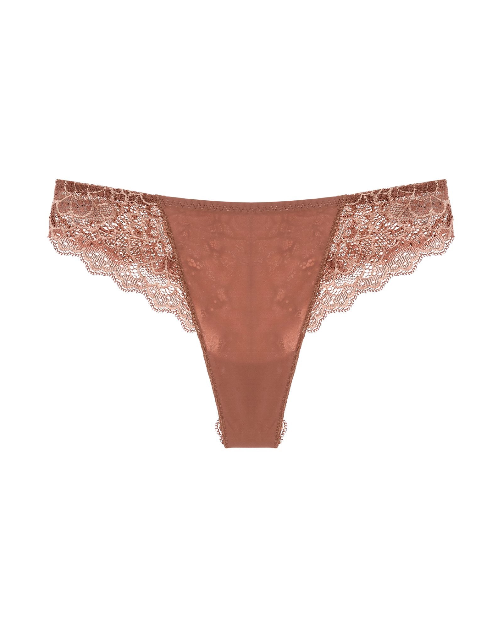 Simone Perele Caresse Tanga in brown