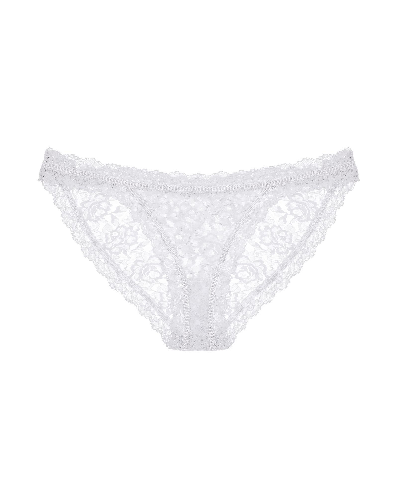 Hanky Panky Signature Lace Brazilian Bikini in White | Journelle