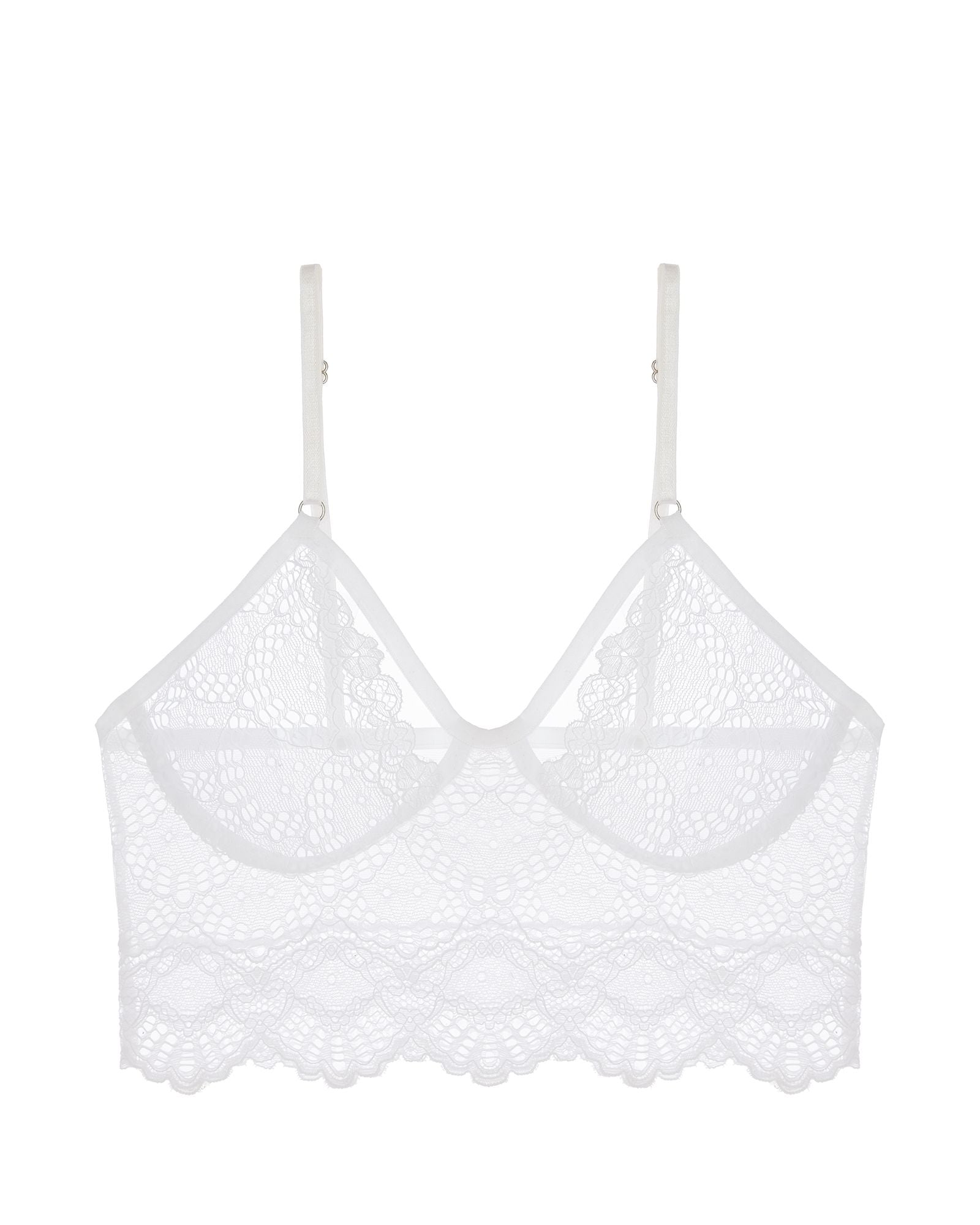 Only Hearts Whisper Sweet Nothings Cropped Cami in white