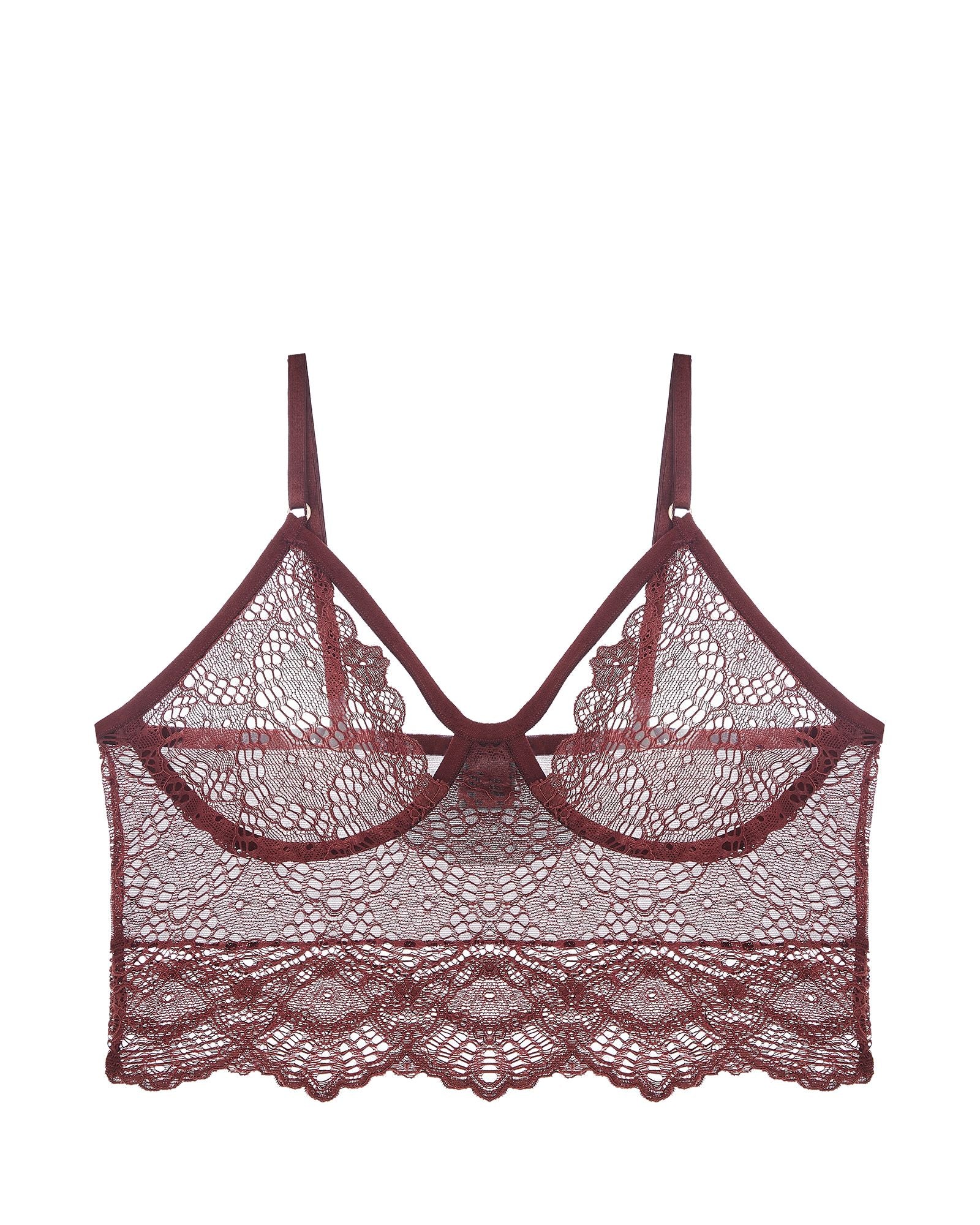 Only Hearts Whisper Sweet Nothings Cropped Cami in purple