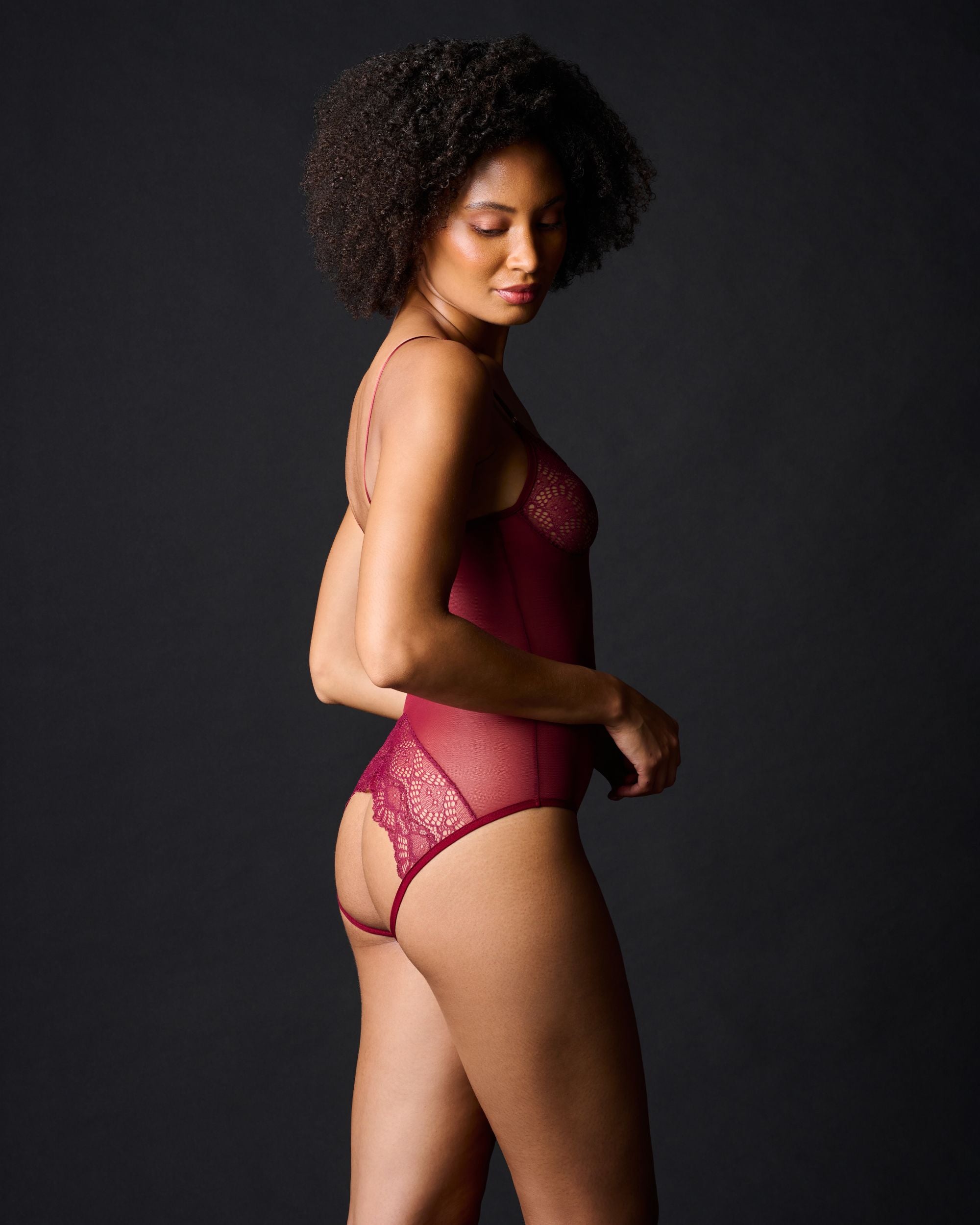 Only Hearts Whisper Sweet Nothings Coucou Bodysuit in red