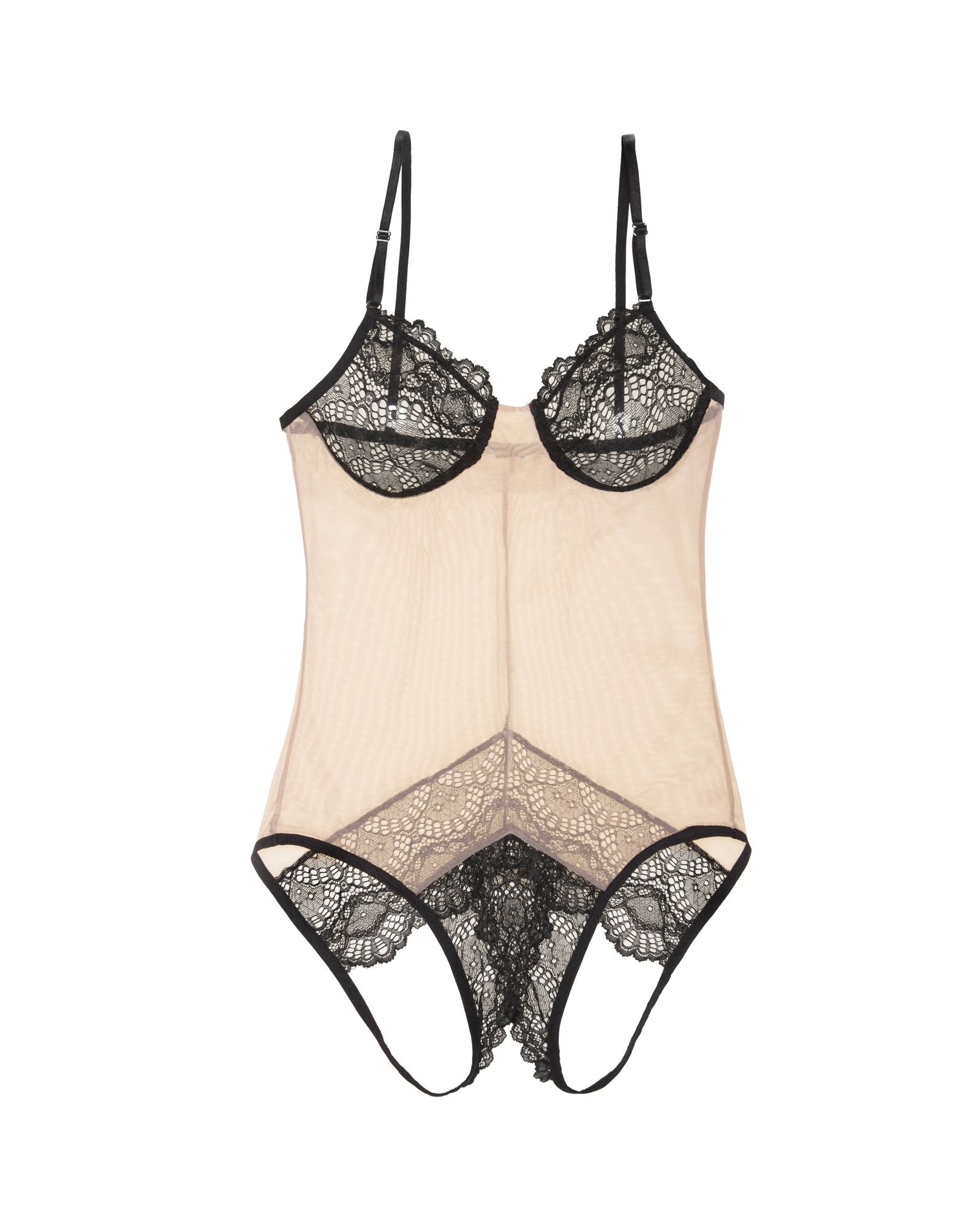 Only Hearts Whisper Sweet Nothings Coucou Bodysuit in beige