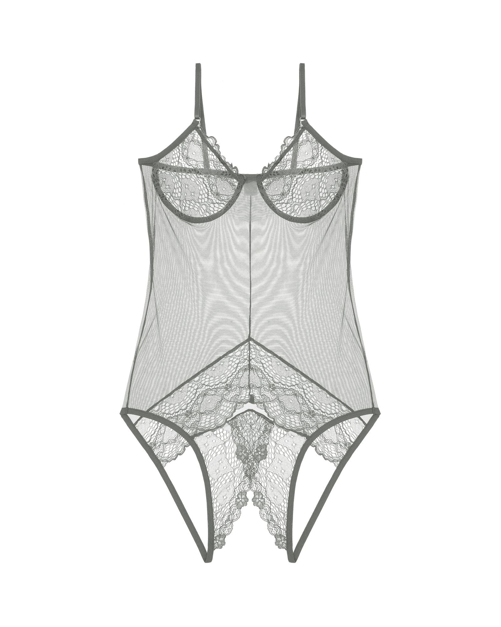 Only Hearts Whisper Sweet Nothings Coucou Bodysuit in green