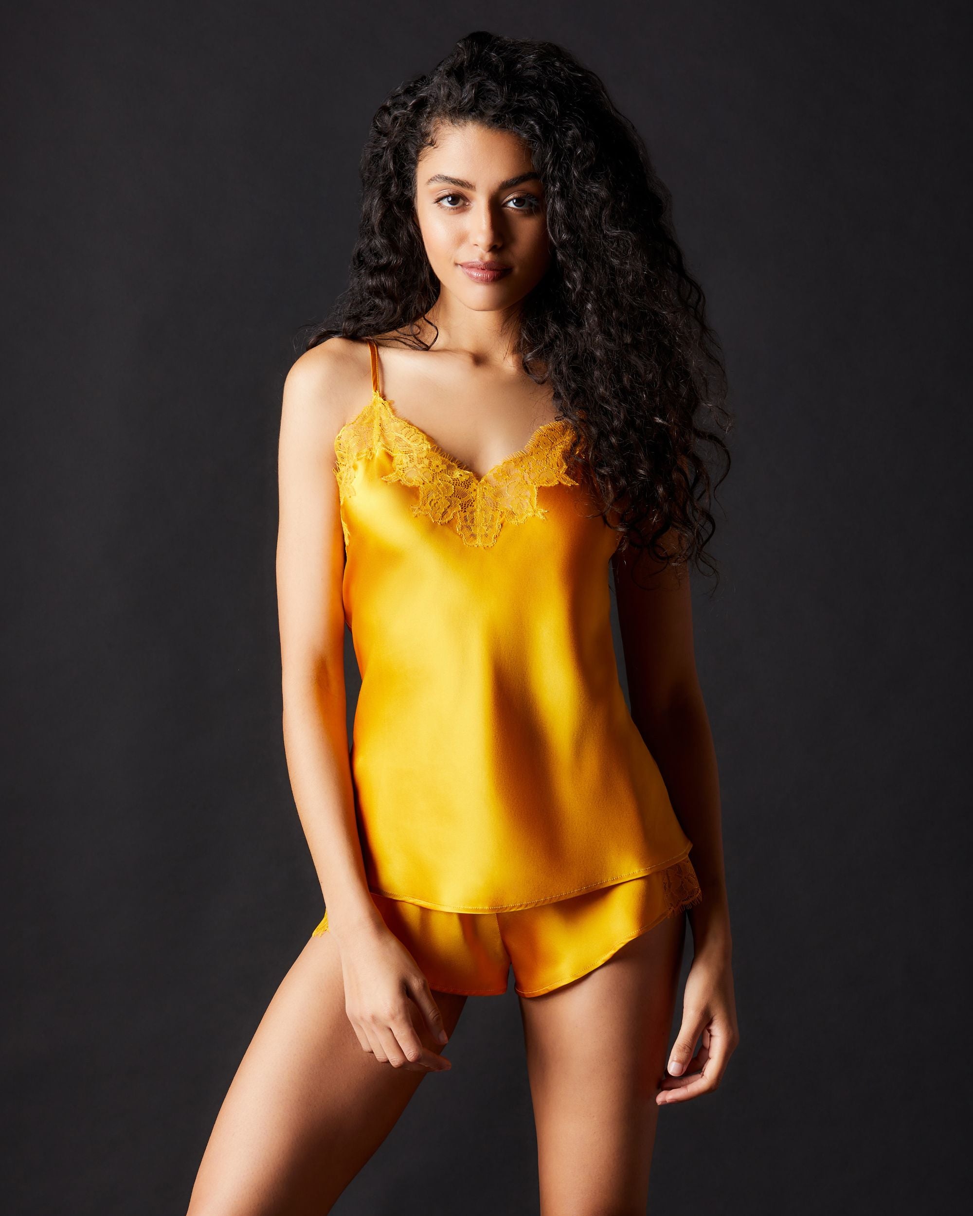 Journelle Charlotte Camisole in yellow