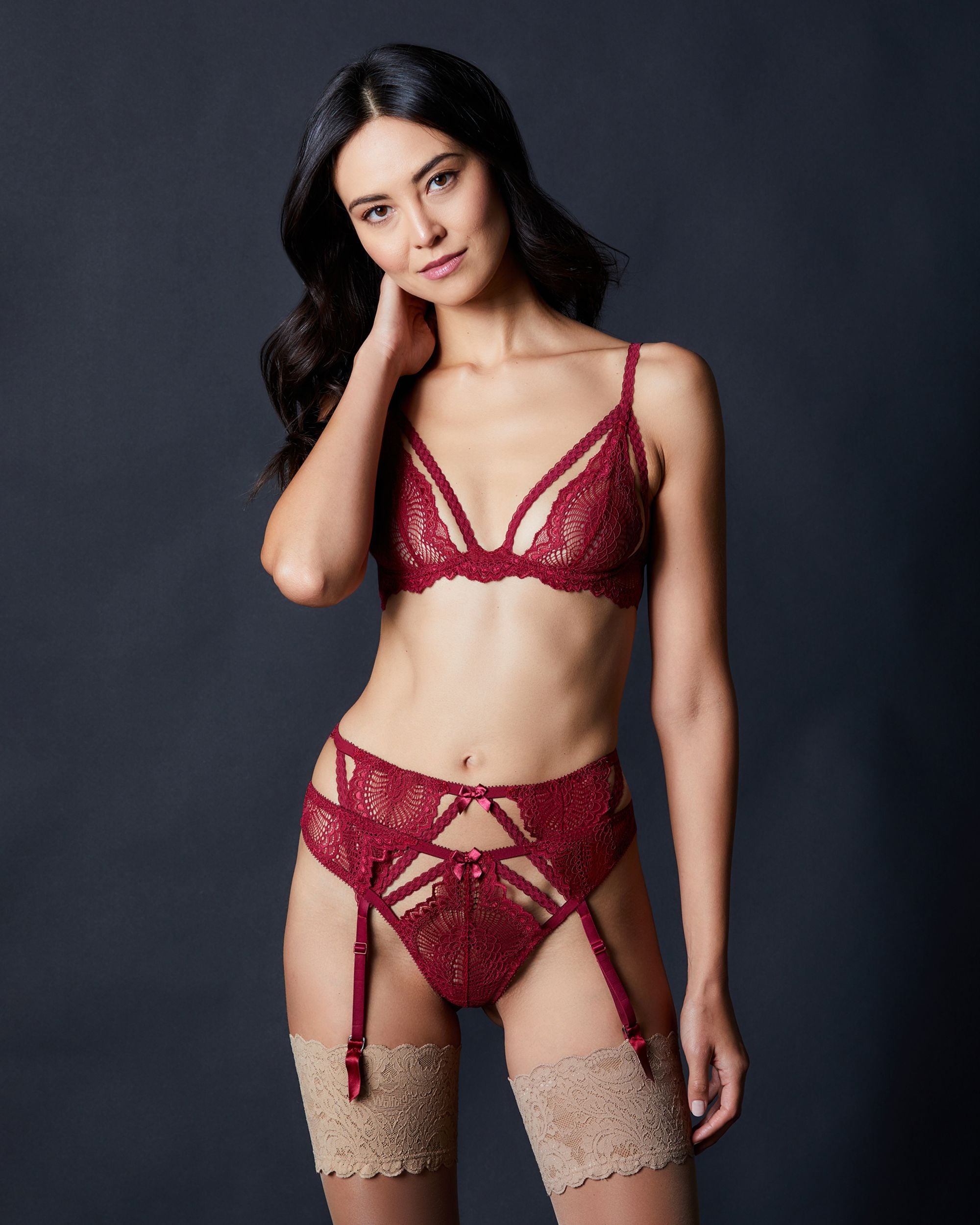 Journelle Natalia Underwire Bra in red