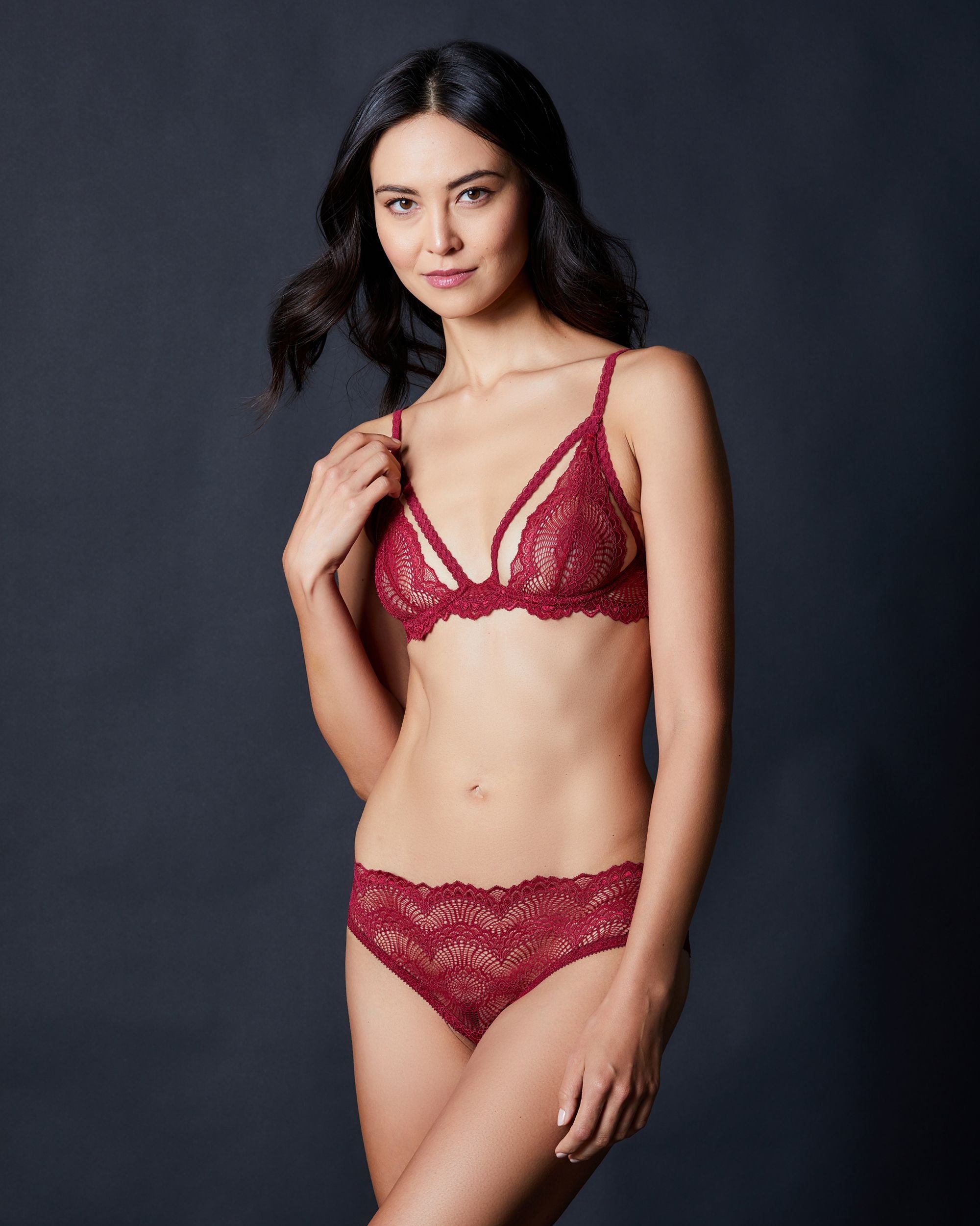 Journelle Natalia Underwire Bra in red