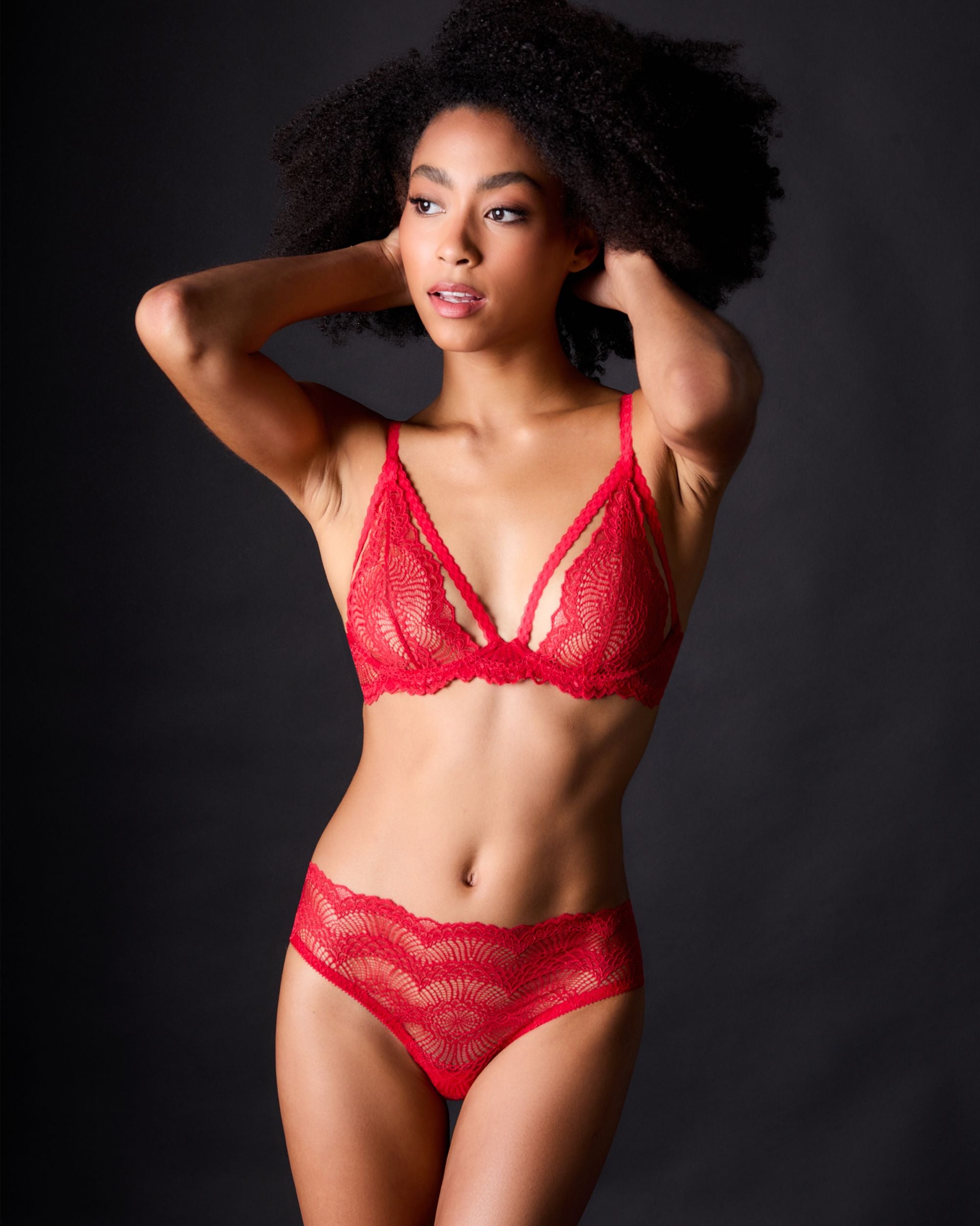 Journelle Natalia Underwire Bra in red