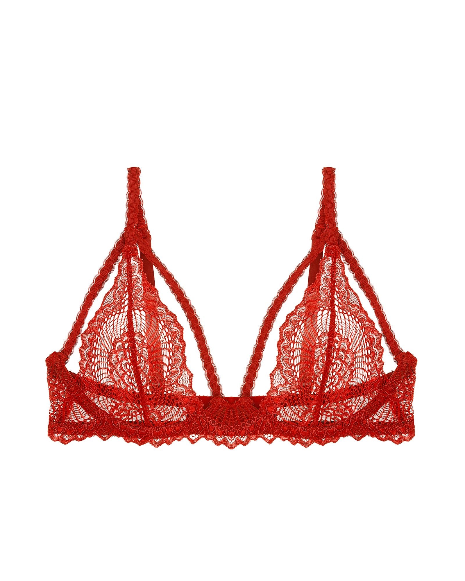 Journelle Natalia Underwire Bra in red