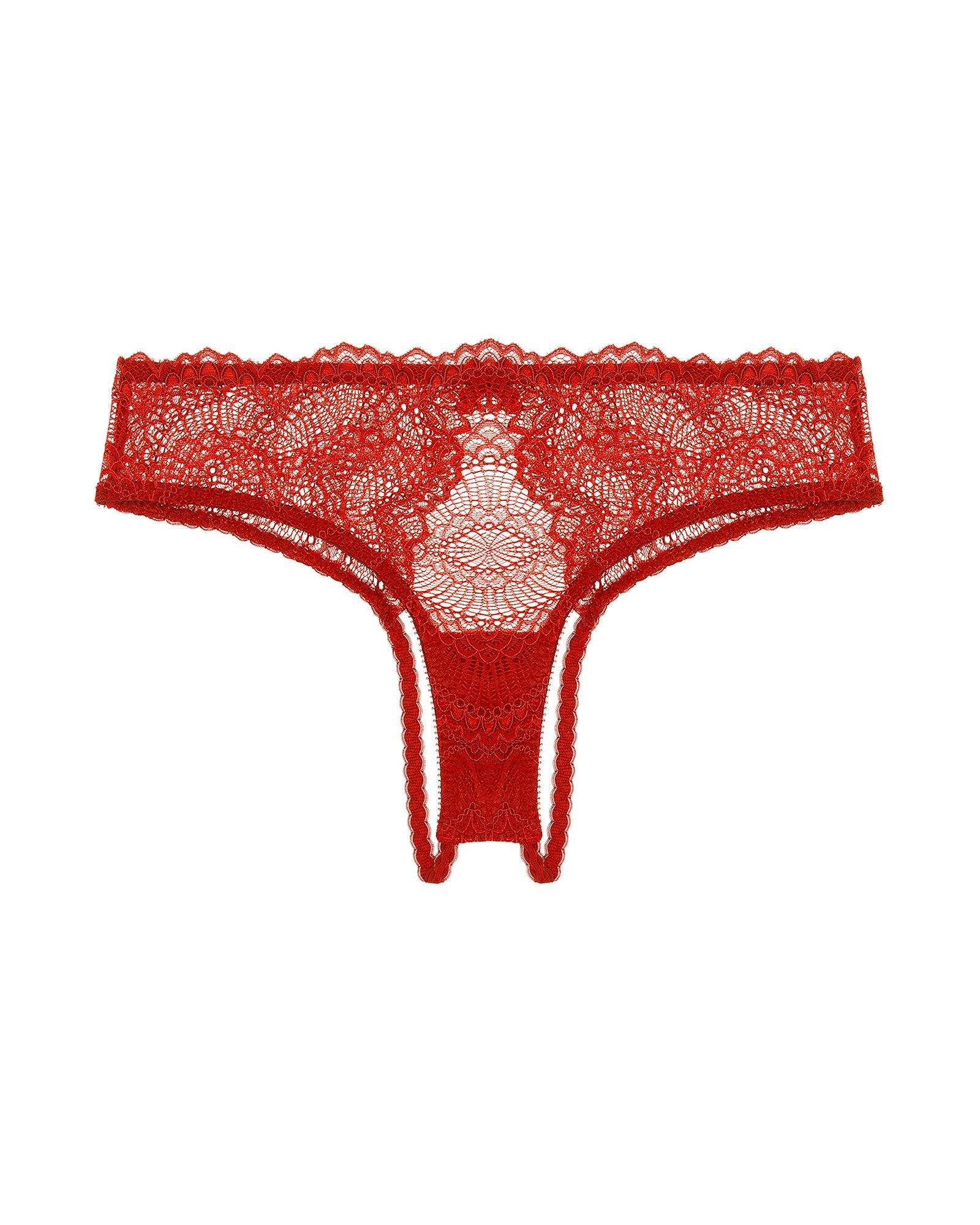 Journelle Natalia Ouvert in red