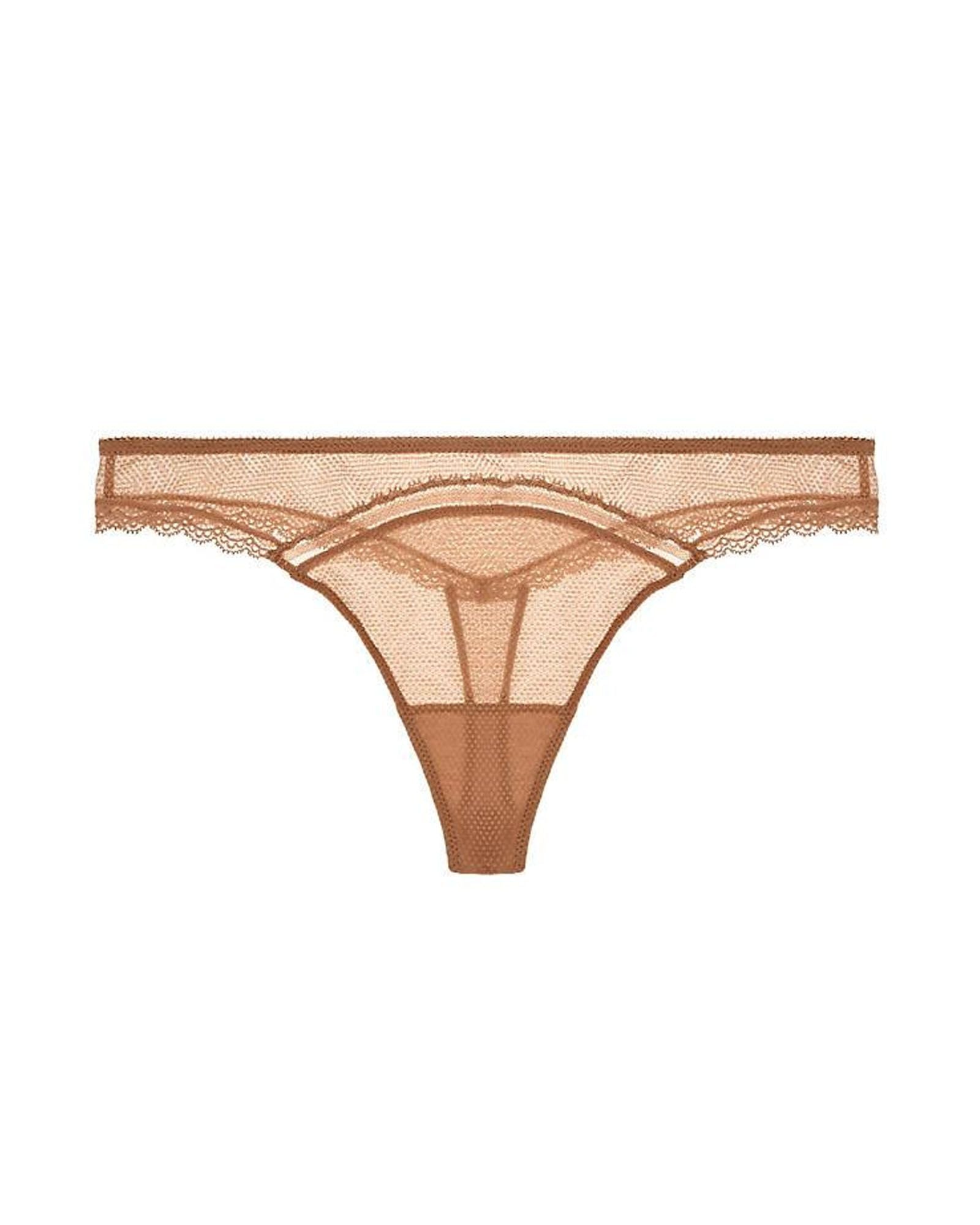 Chantelle Parisian Tanga Thong in beige