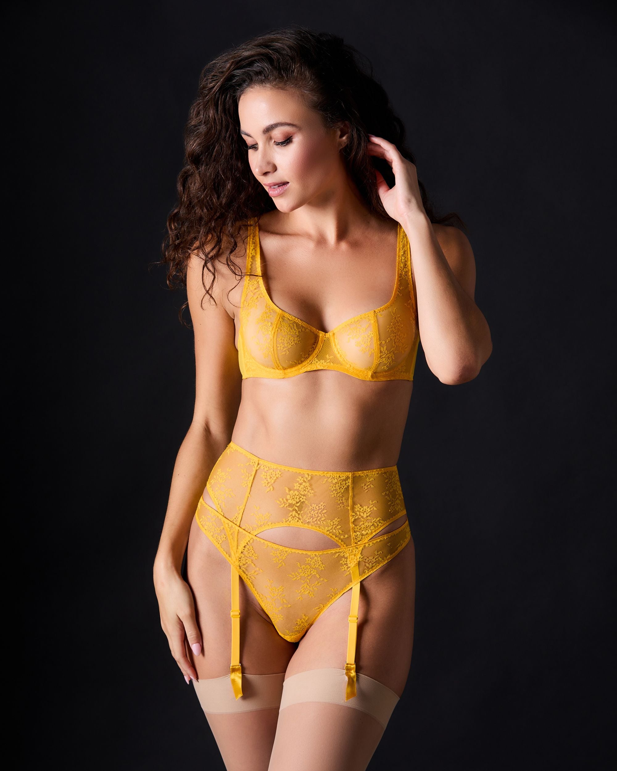 Journelle Romy Demi Bra in yellow