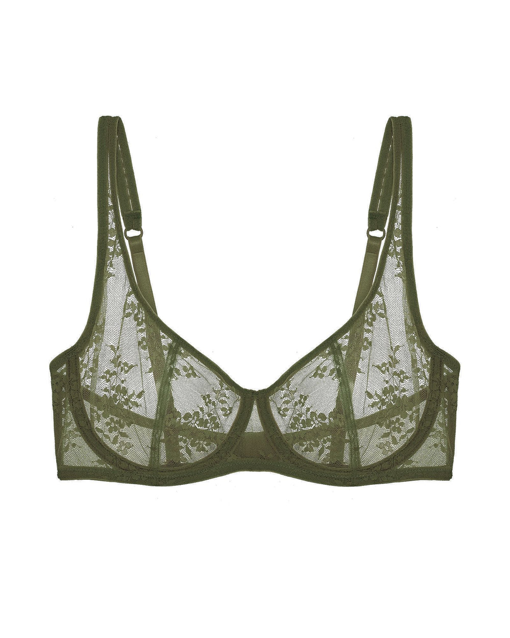 Journelle Romy Demi Bra in green