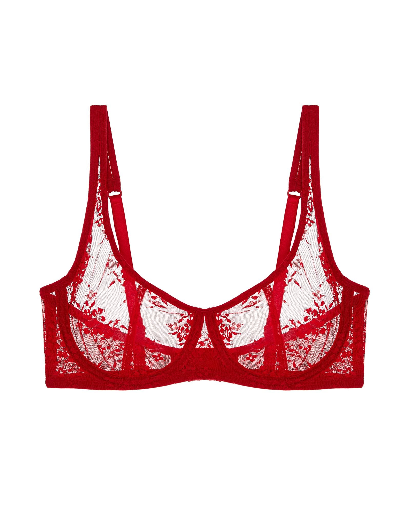 Journelle Romy Demi Bra in red