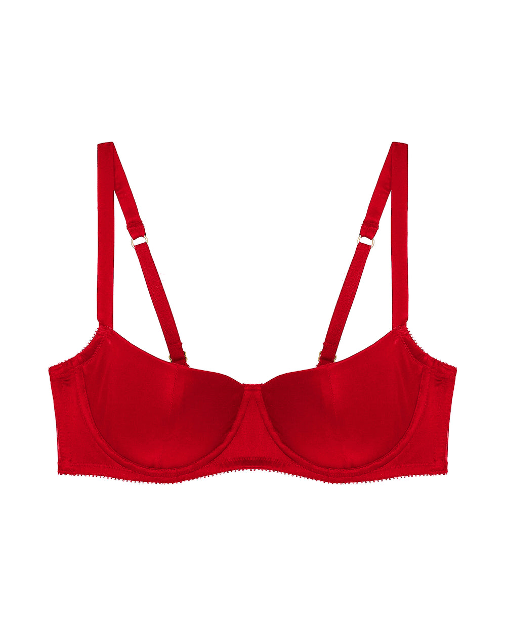 Journelle Iris Low Balconette Bra in red