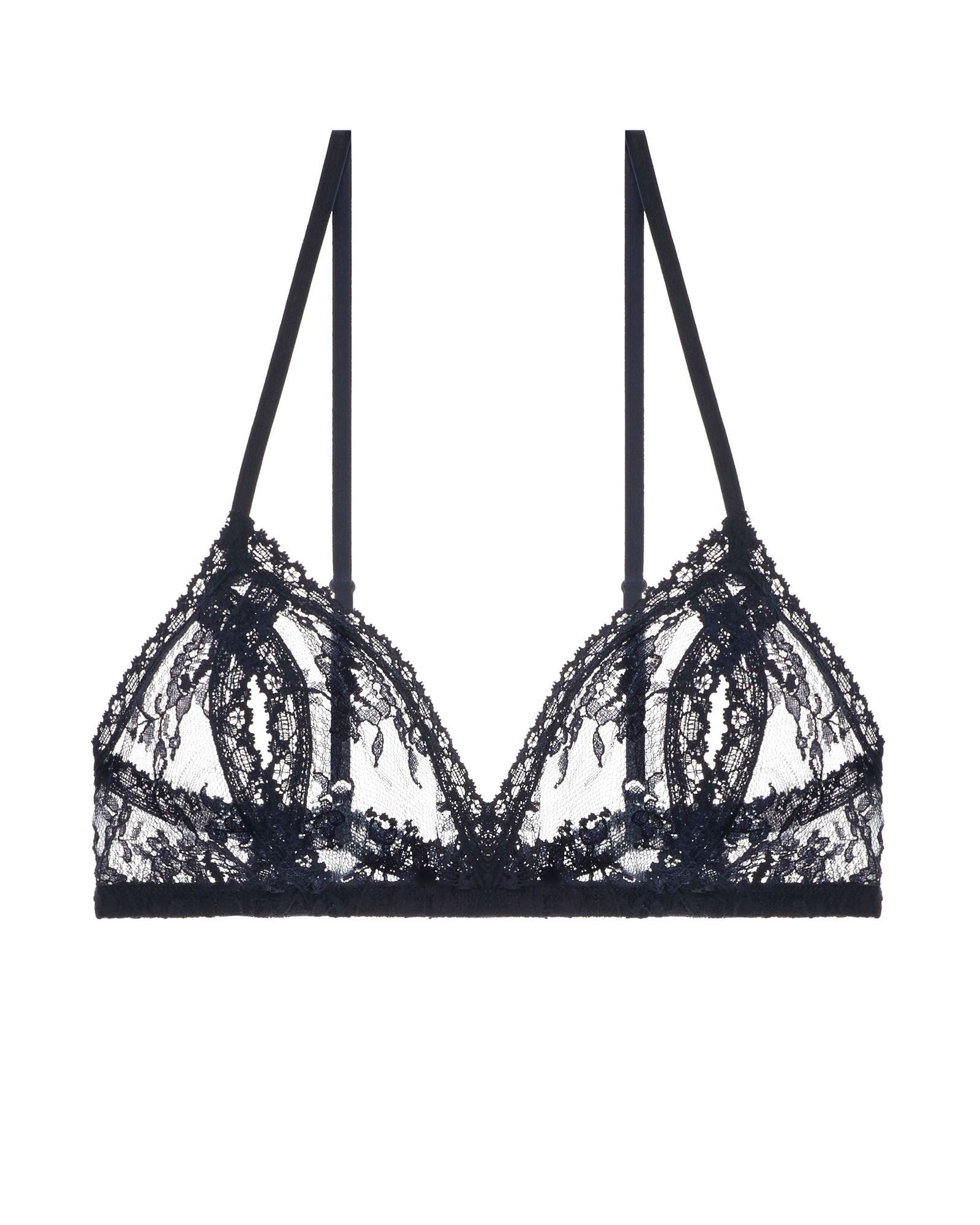 Only Hearts Chantilly Lace Coucou Bralette in blue