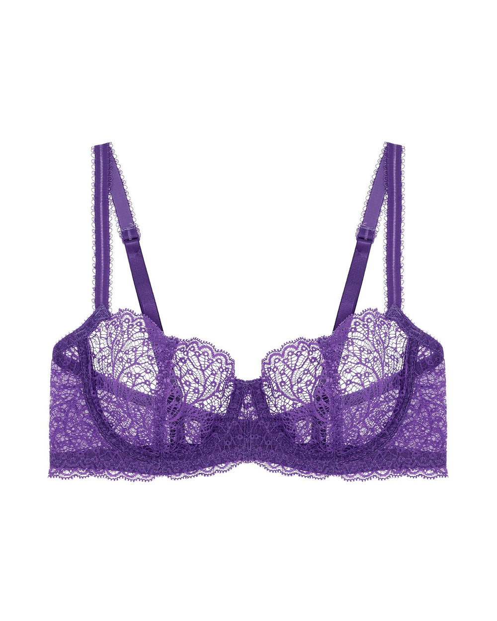 Journelle Allegra Balconette Bra in purple