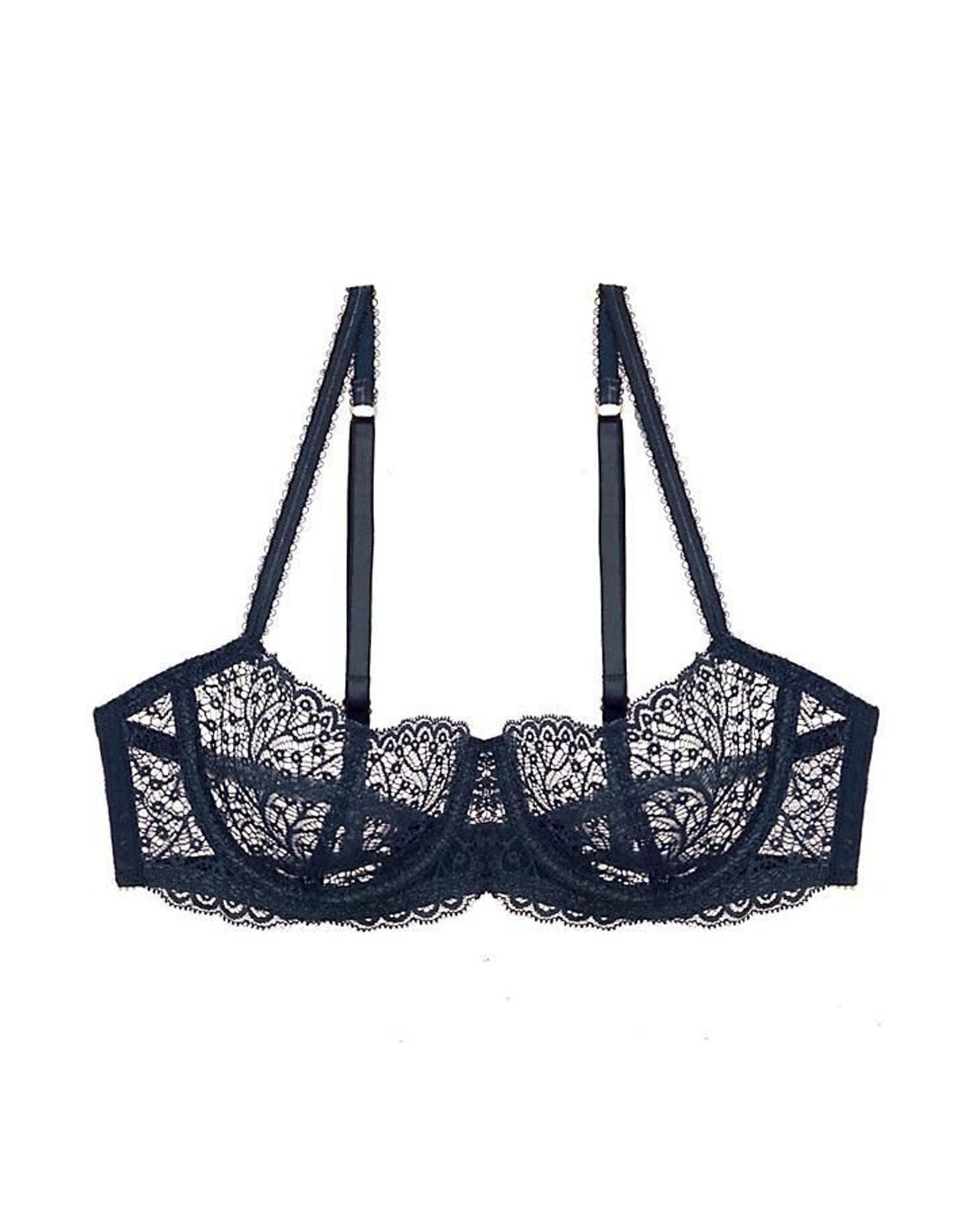 Journelle Allegra Balconette Bra in purple