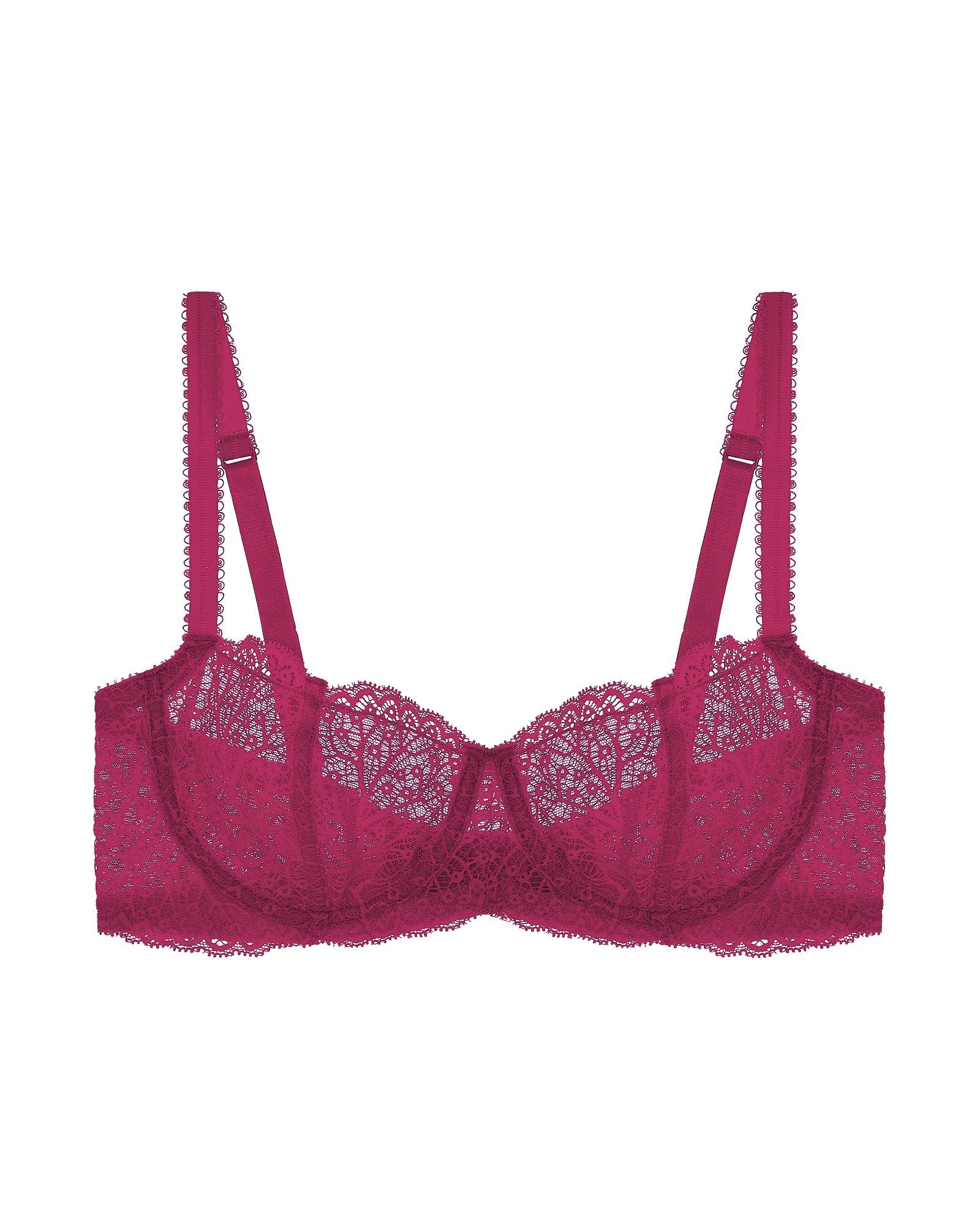 Journelle Allegra Balconette Bra in purple