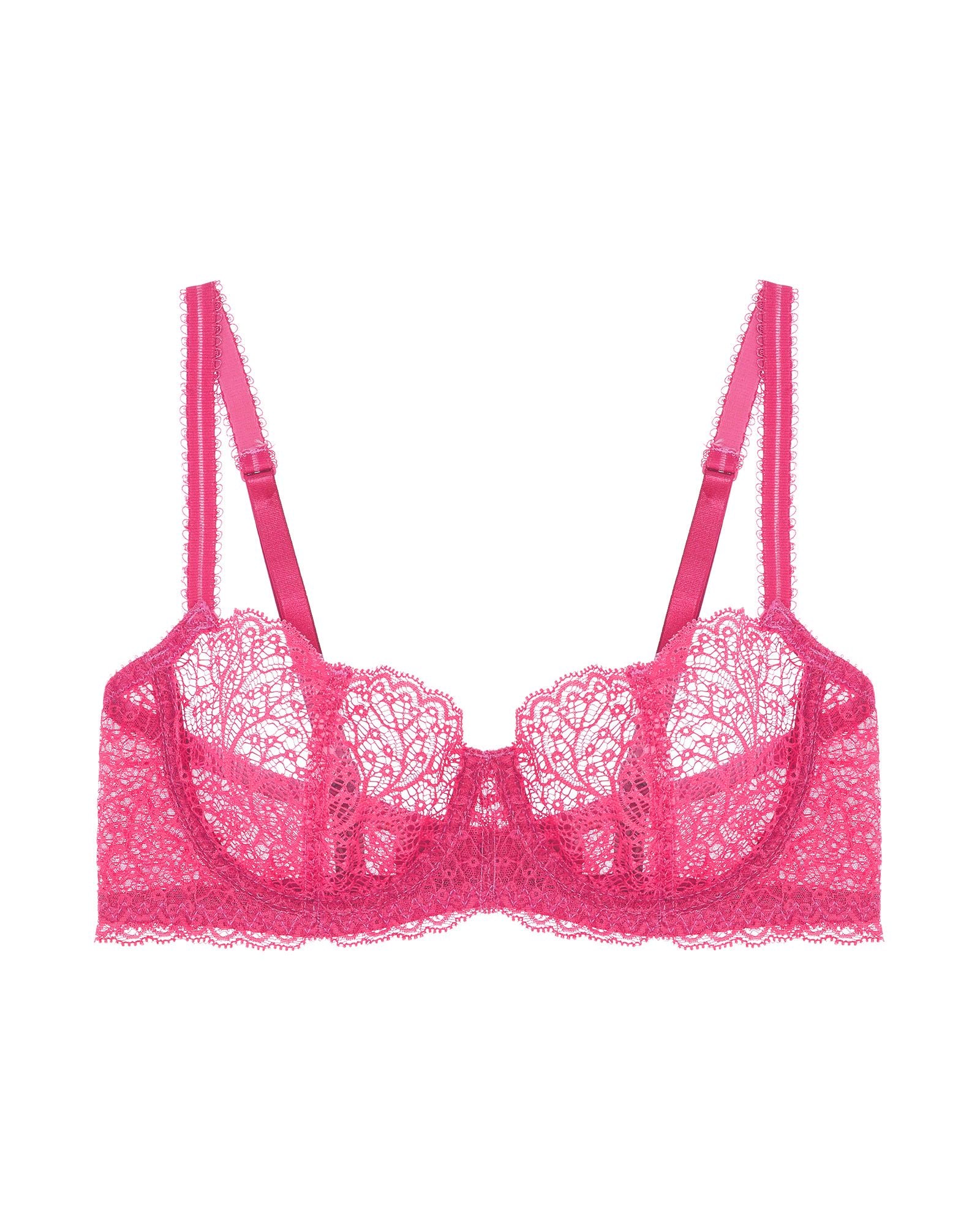 Journelle Allegra Balconette Bra in pink