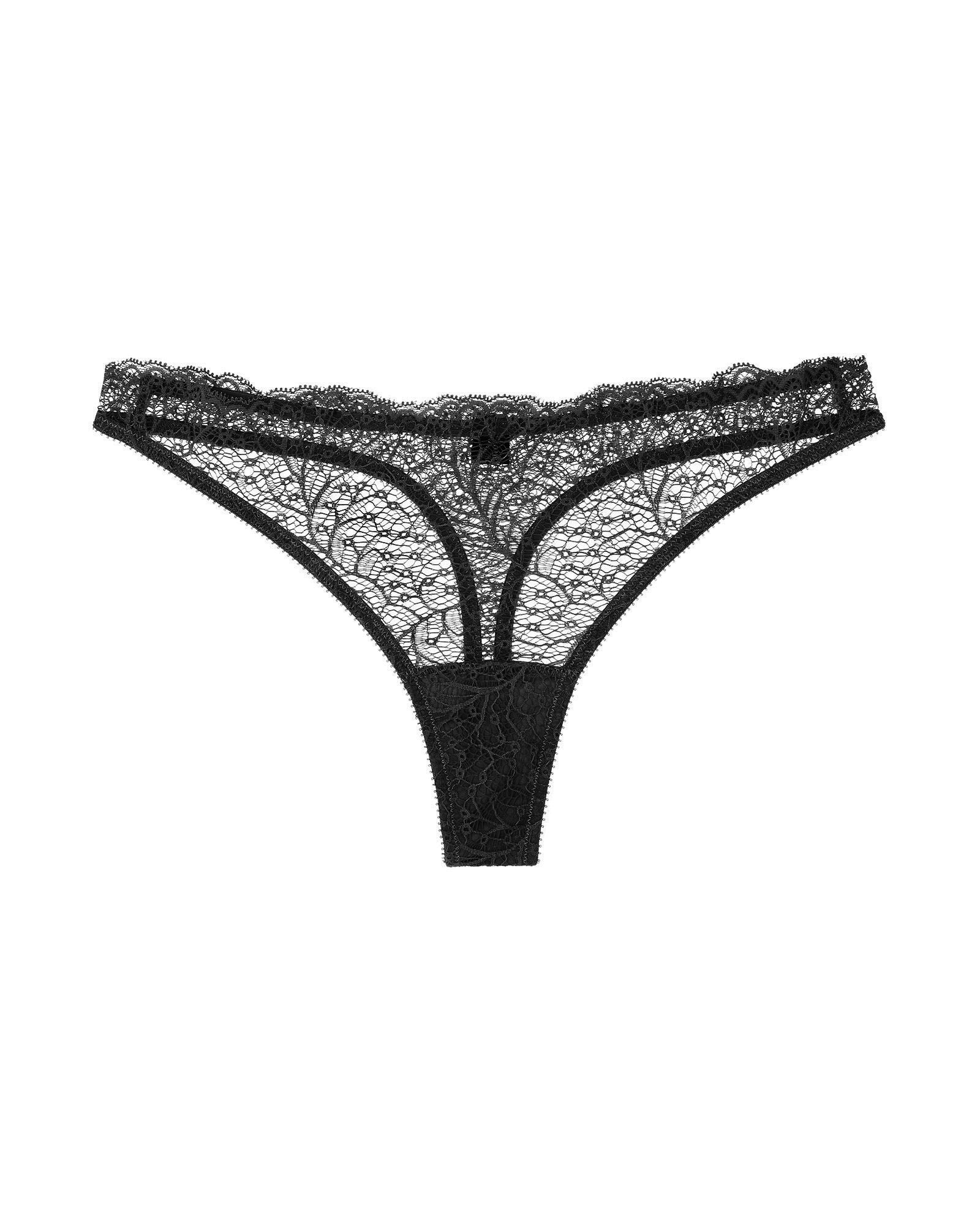 Journelle Allegra Thong in black