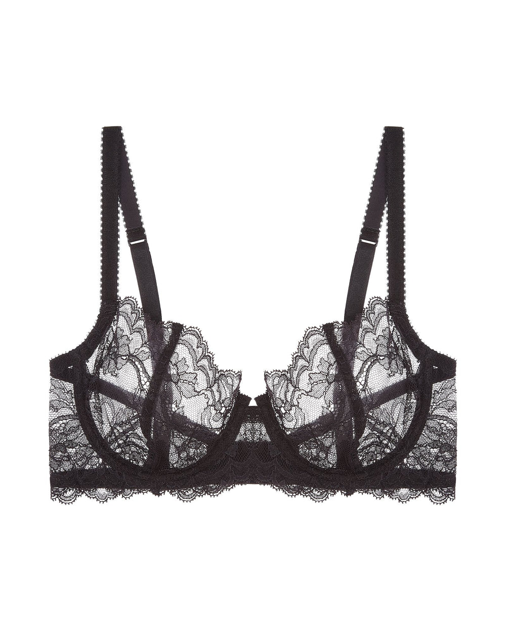 Journelle Anais Low Balconette Bra in black