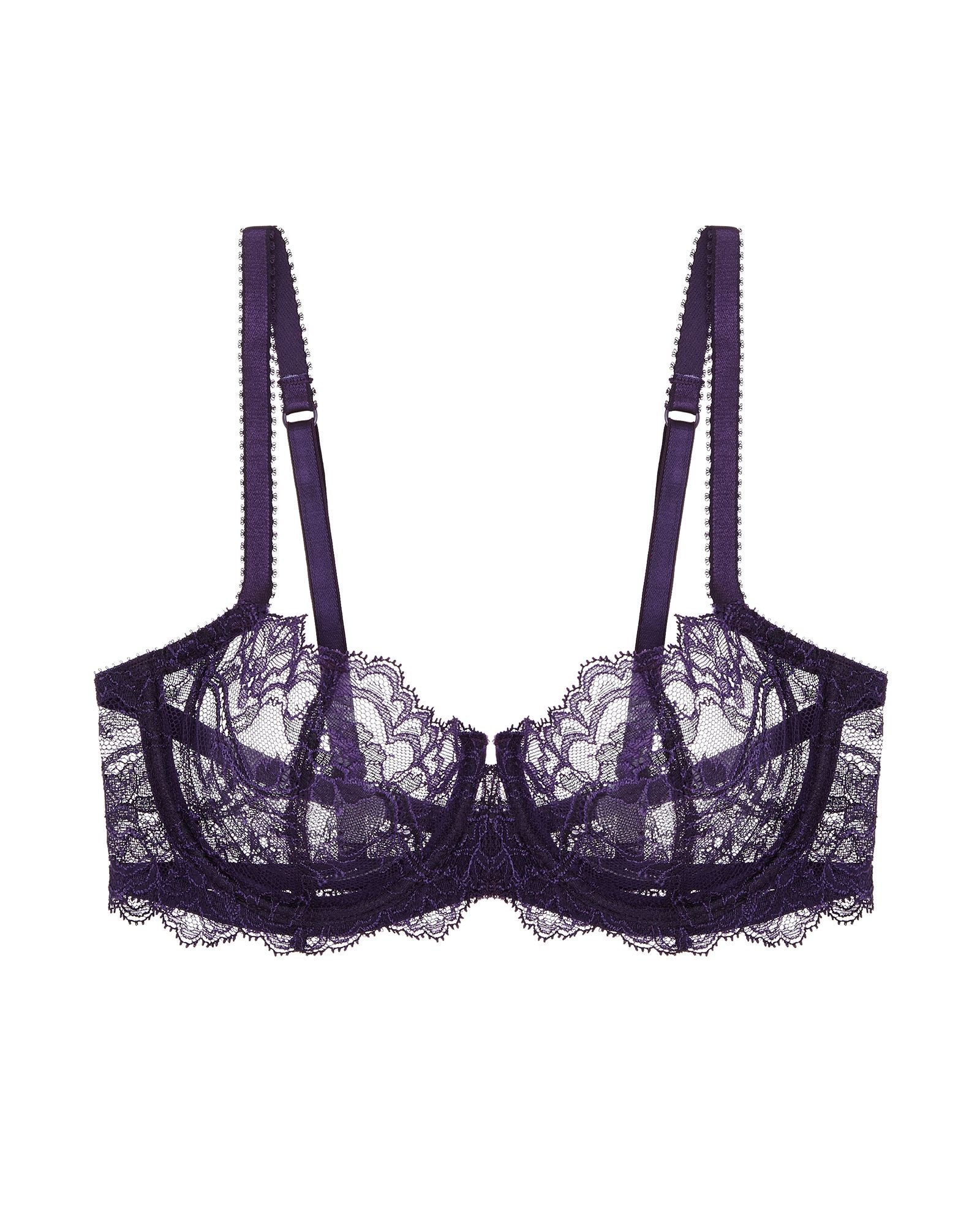 Journelle Anais Low Balconette Bra in red