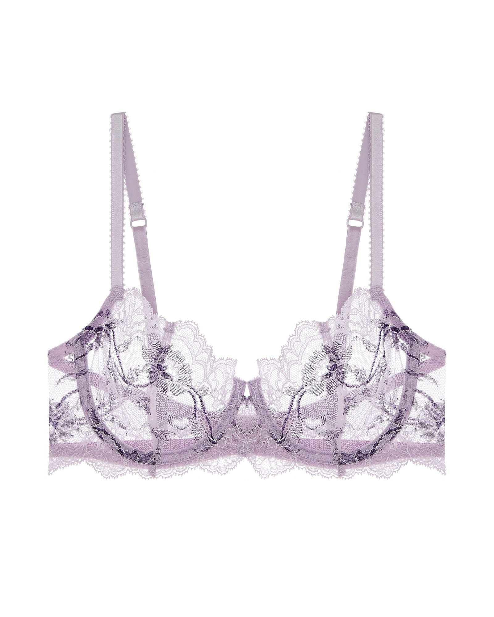 Journelle Anais Low Balconette Bra in red