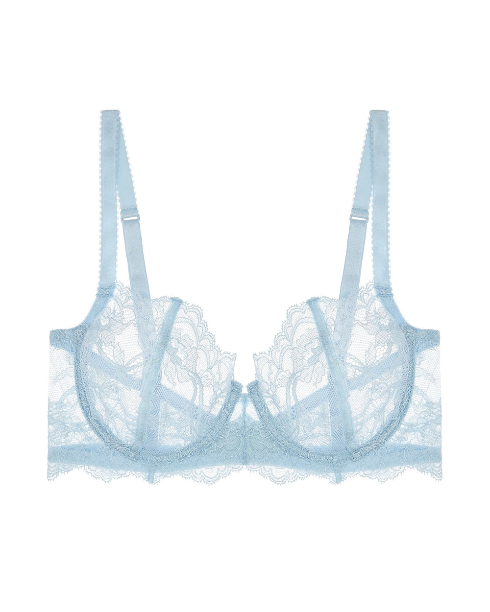 Journelle Anais Low Balconette Bra in blue