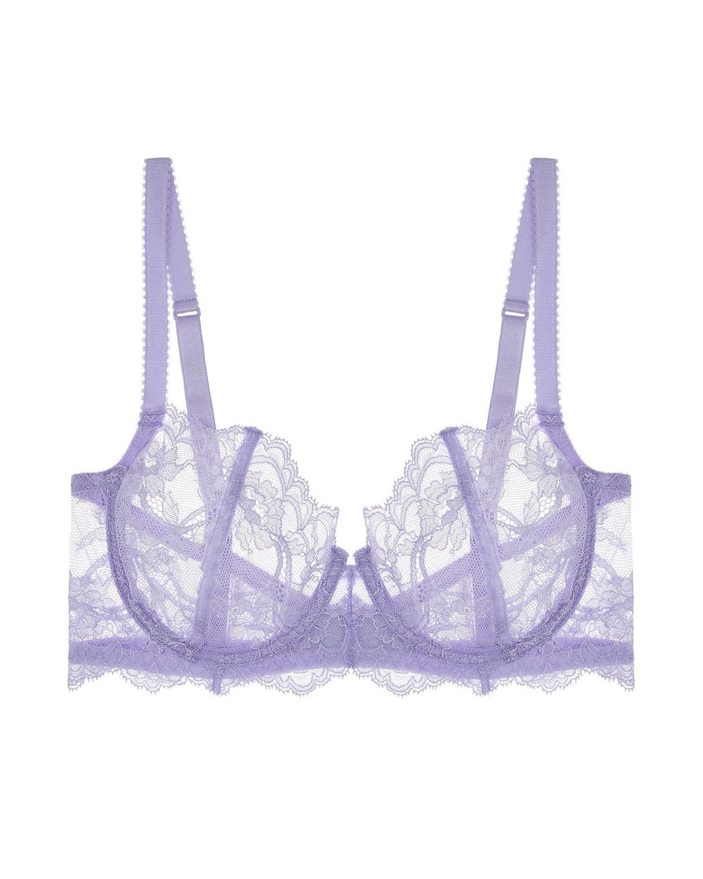 Journelle Anais Low Balconette Bra in purple