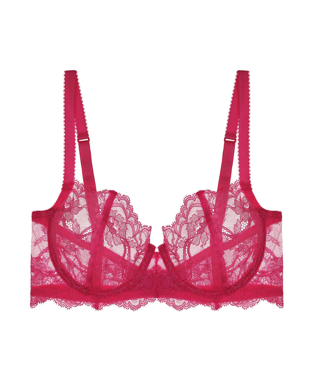 Journelle Anais Low Balconette Bra in pink