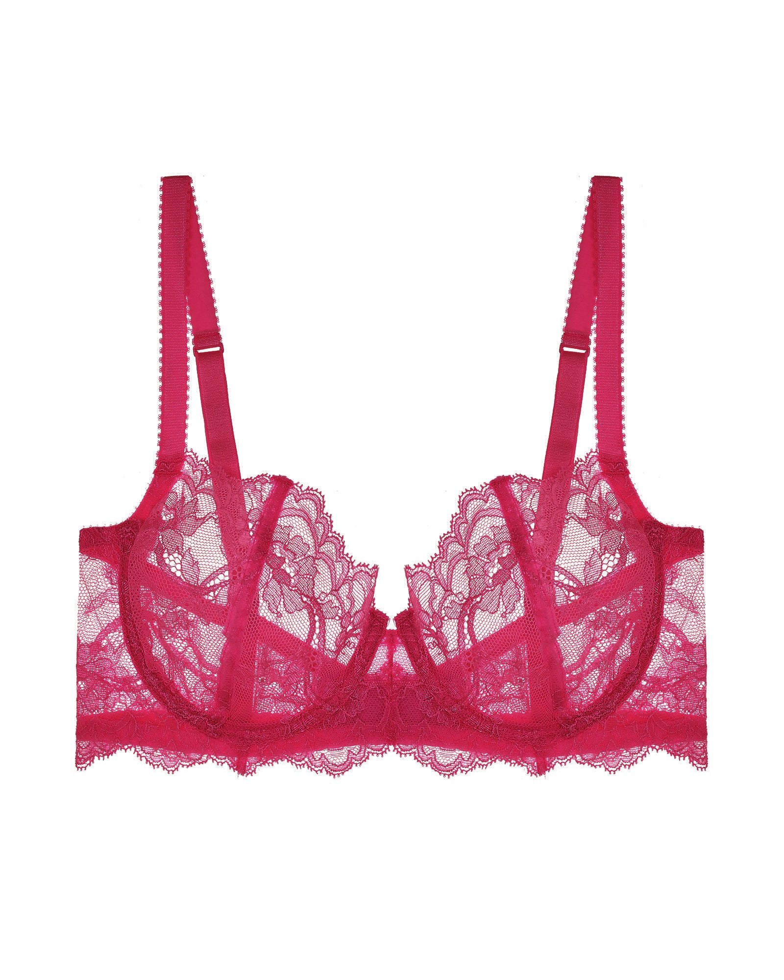 Journelle Anais Low Balconette Bra in pink