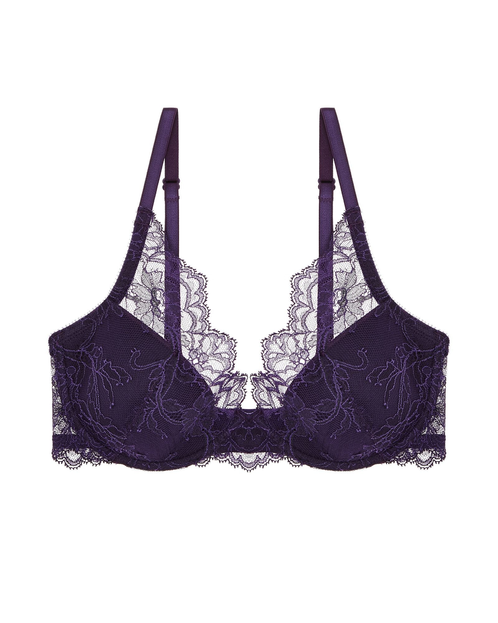Journelle Anais Plunge Bra in purple