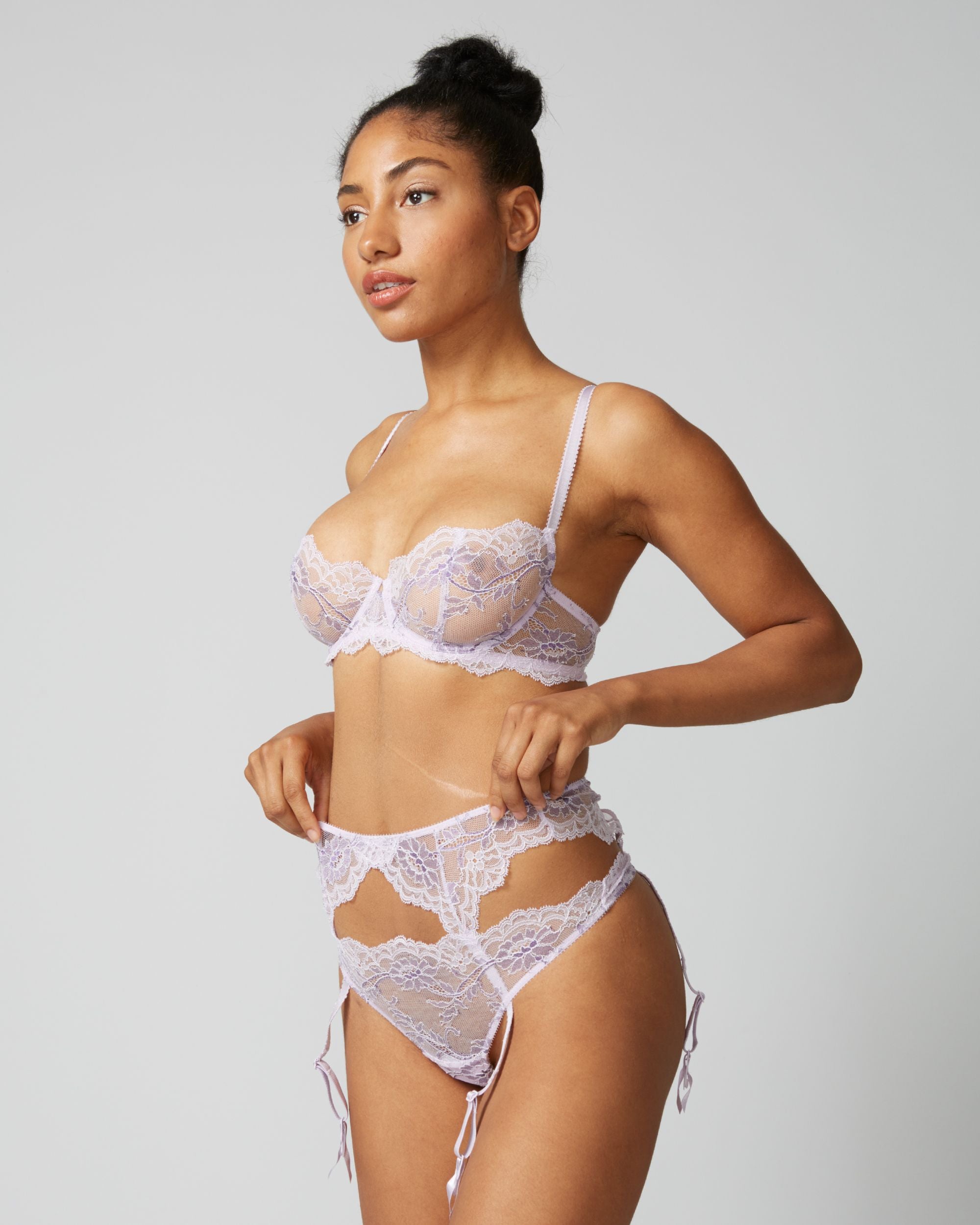 Journelle Anais Thong in purple