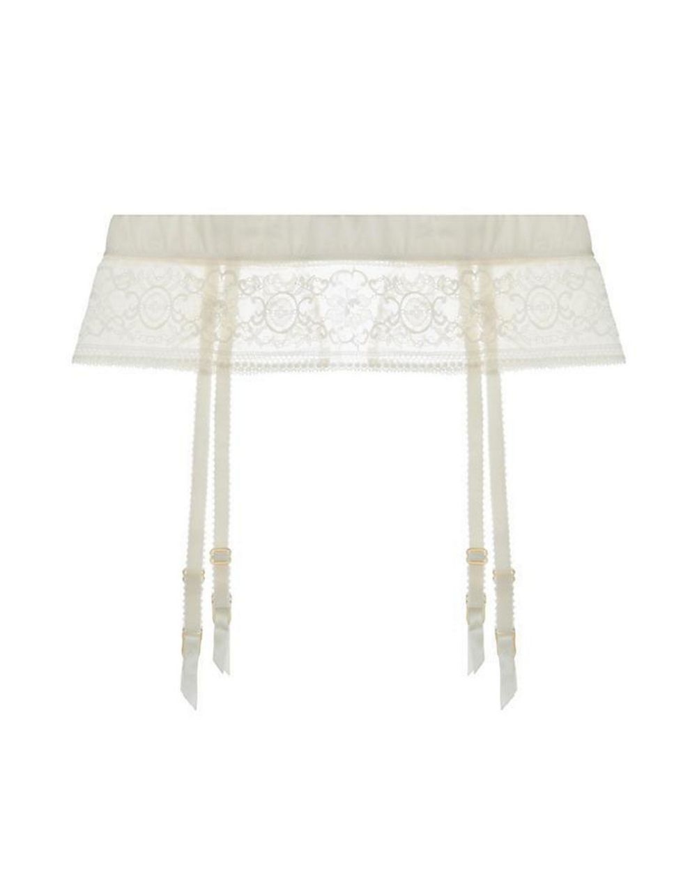 Stella McCartney Ophelia Whistling Suspender Belt in white