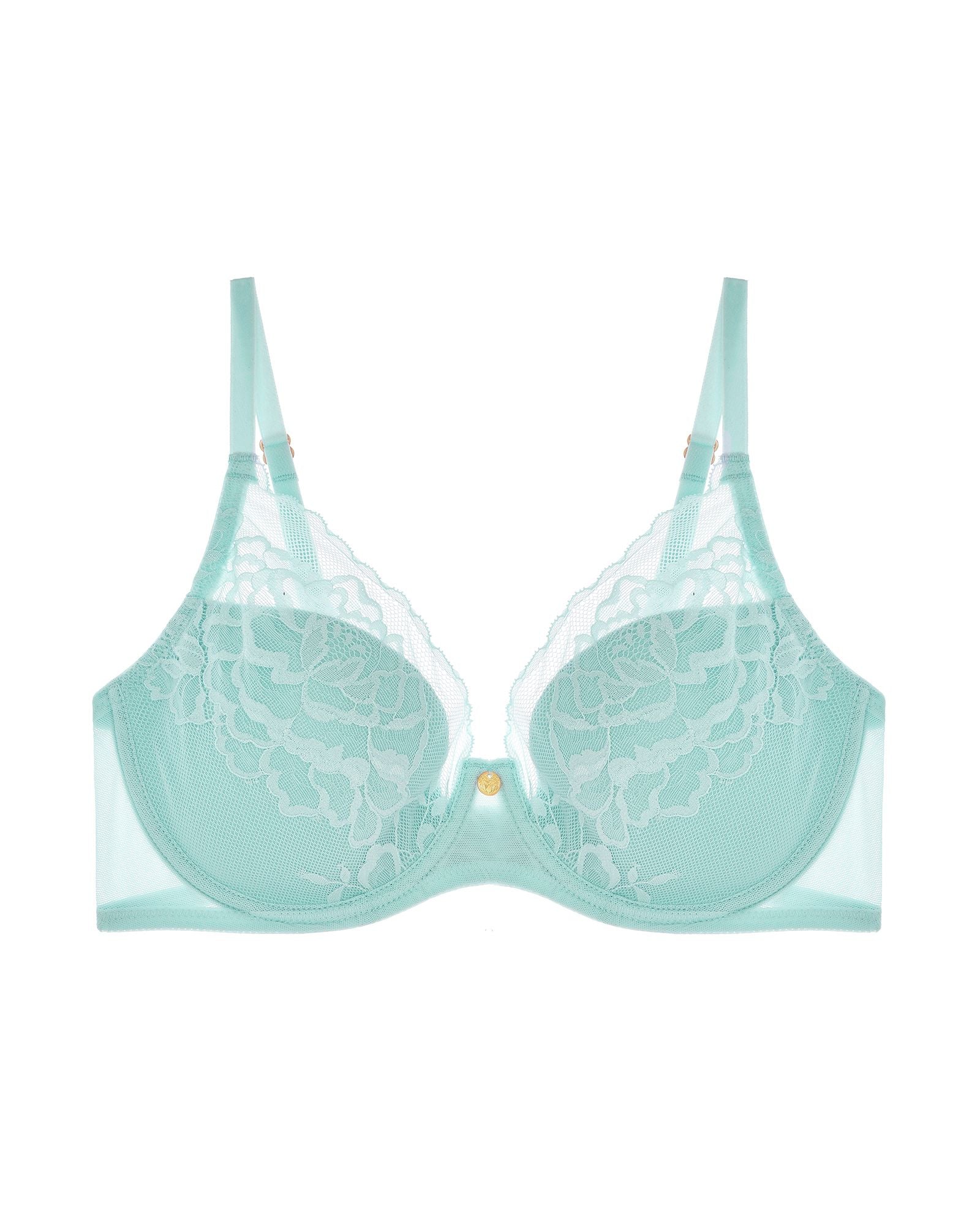 Natori Flora Contour Bra in green