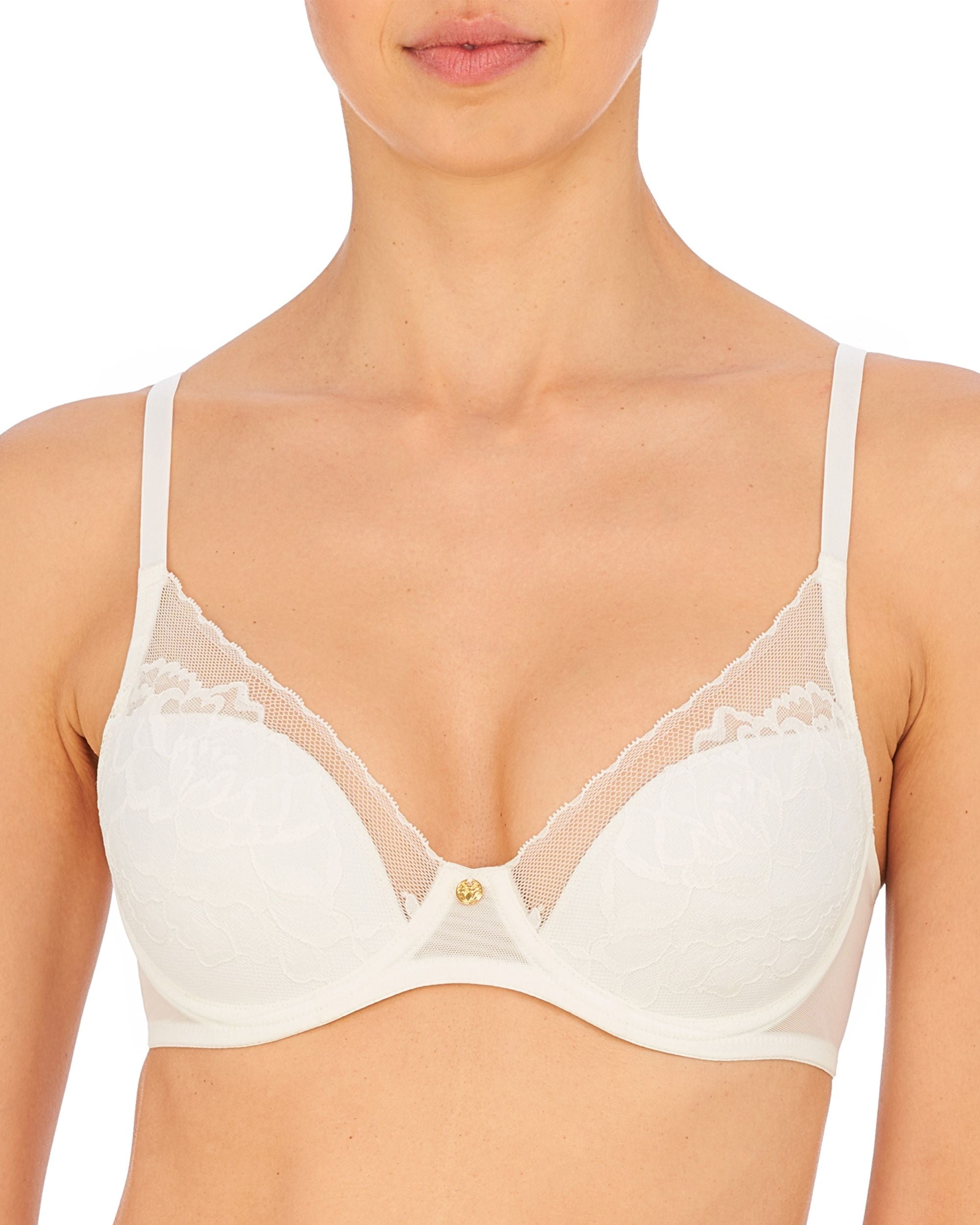Natori Flora Contour Bra in white