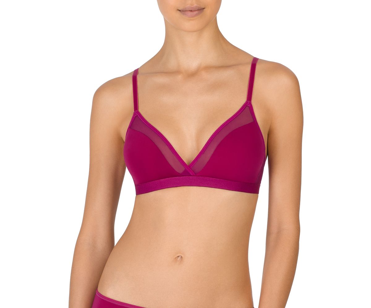 Natori Highlight Wireless Bra in purple