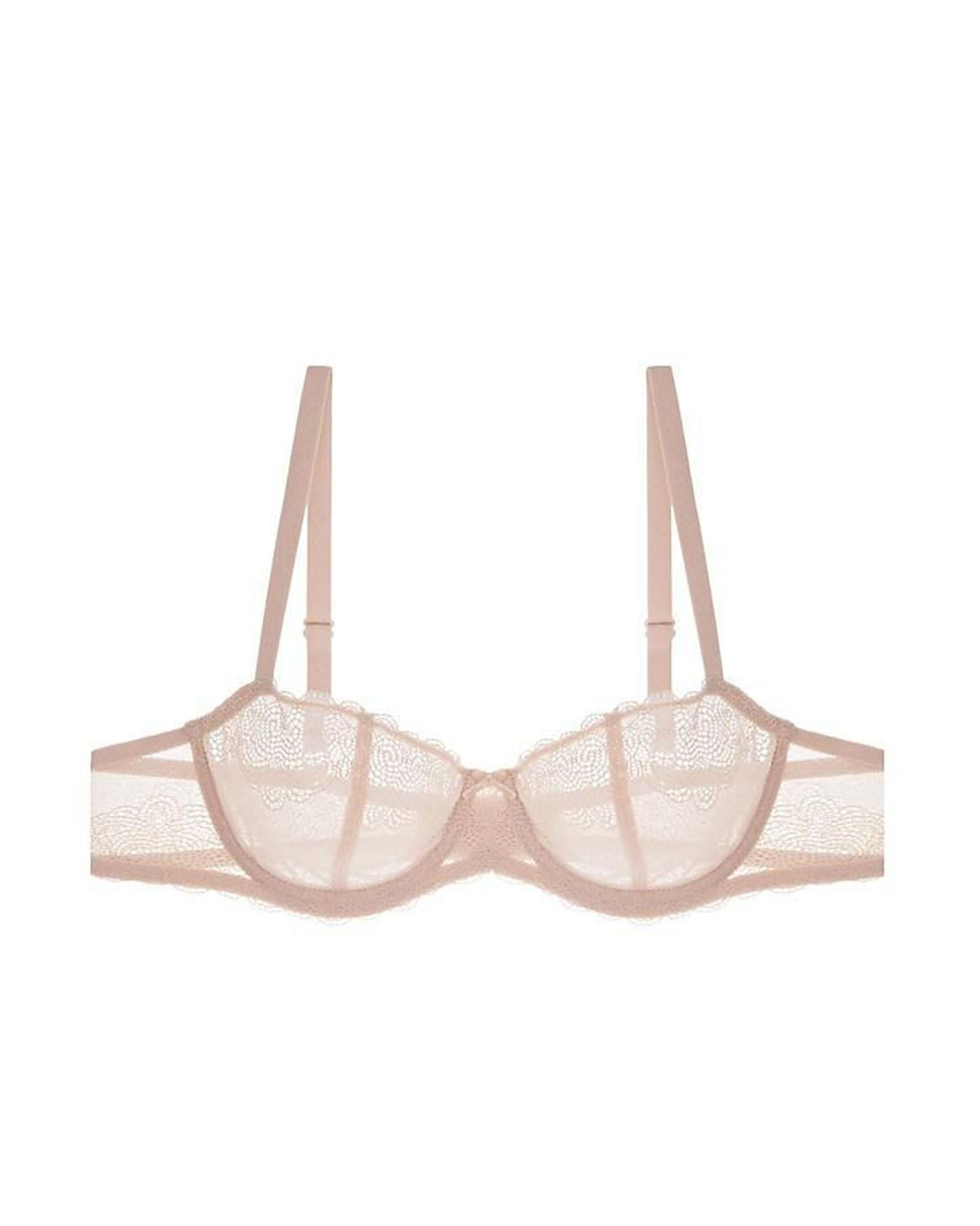 Chantelle Le Marais Unlined Demi Bra in beige