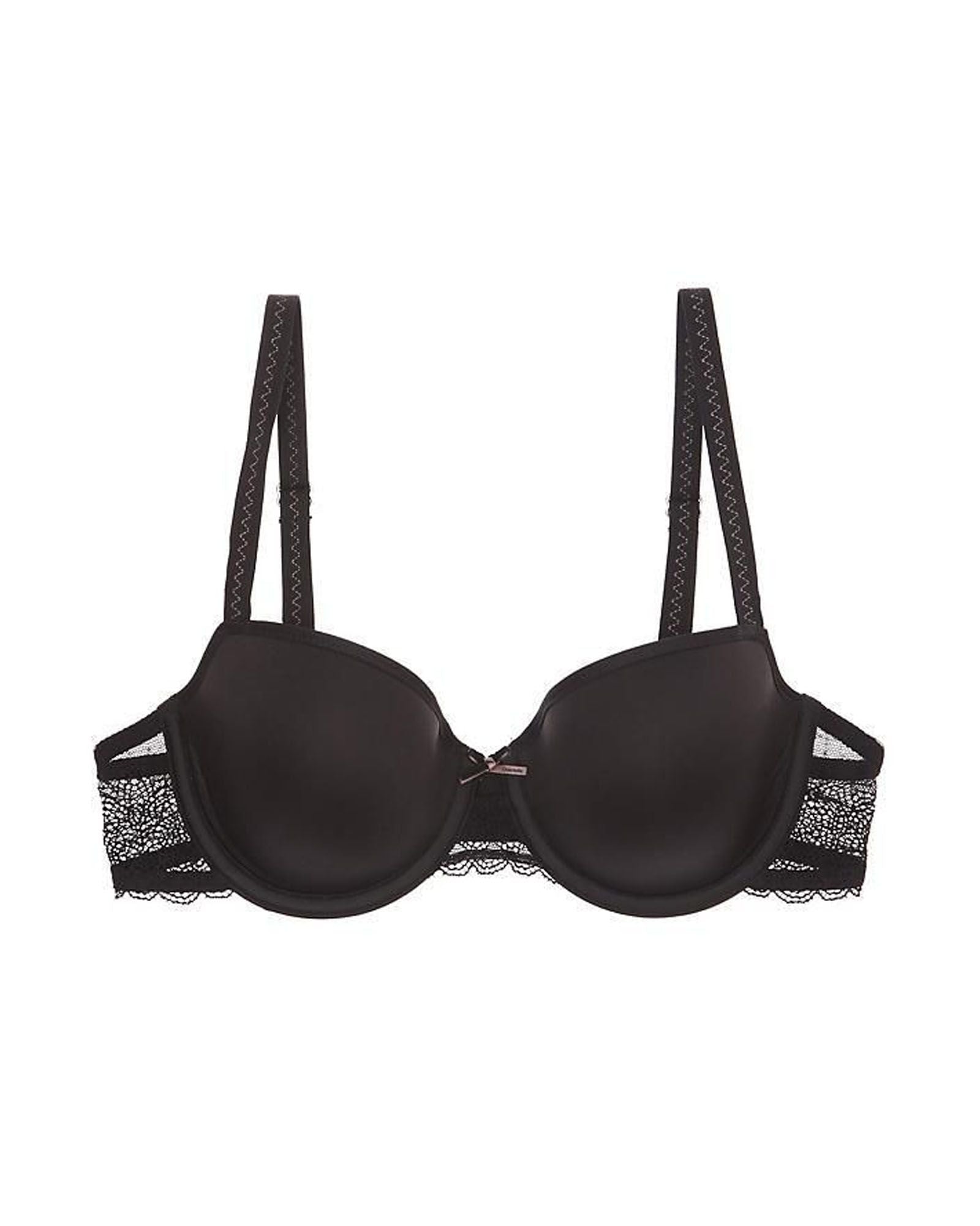 Chantelle Le Marais Smooth Demi Bra in black