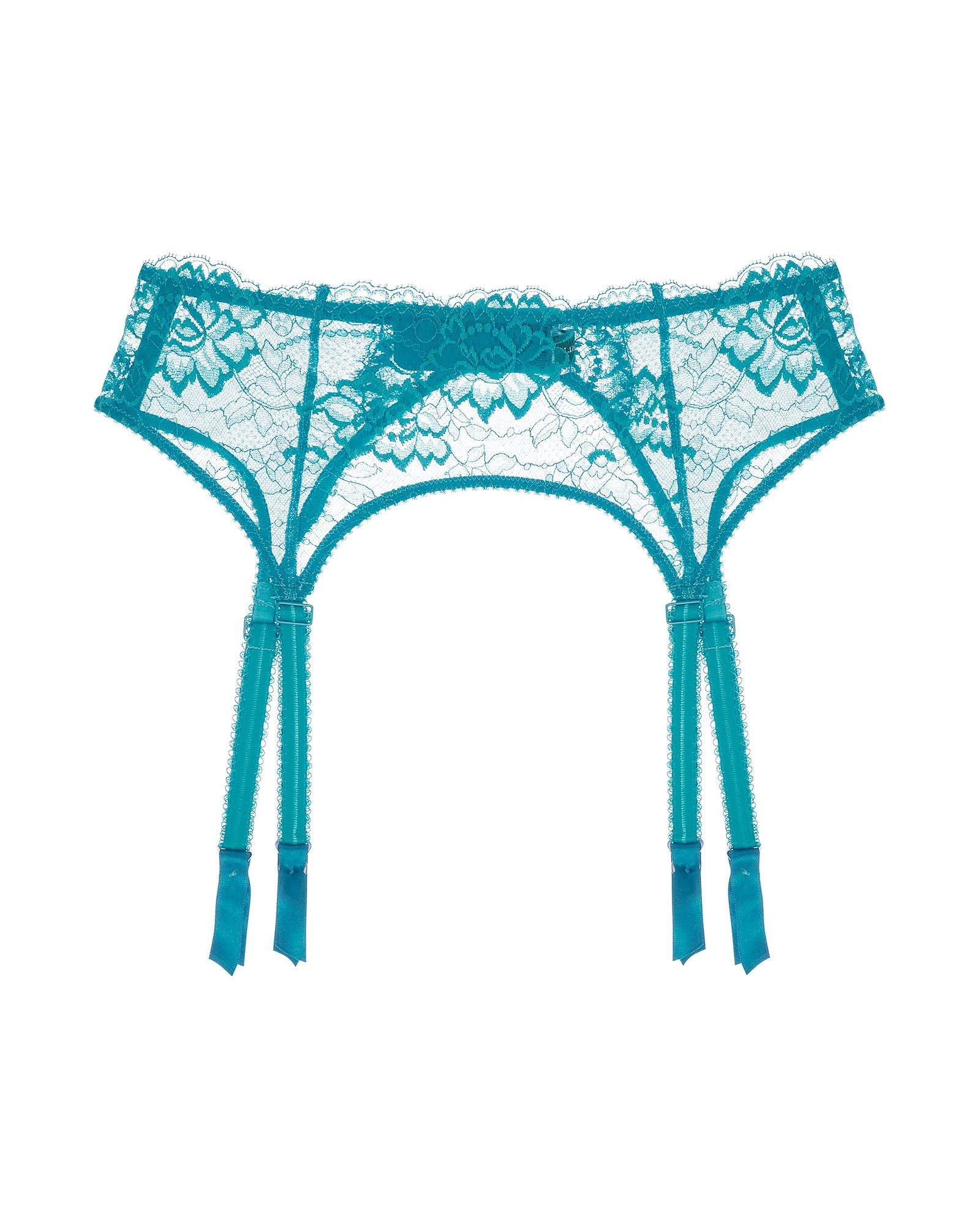Journelle Isabel Suspender Belt in green