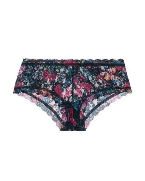 Hanky Panky Moody Blooms Boyshort in black