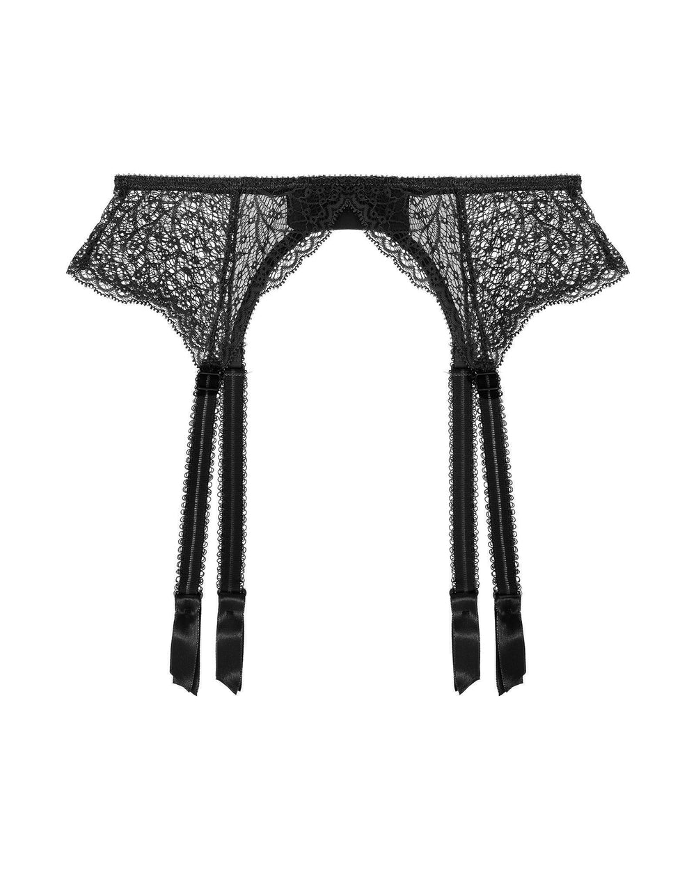 Journelle Allegra Suspender Belt in black