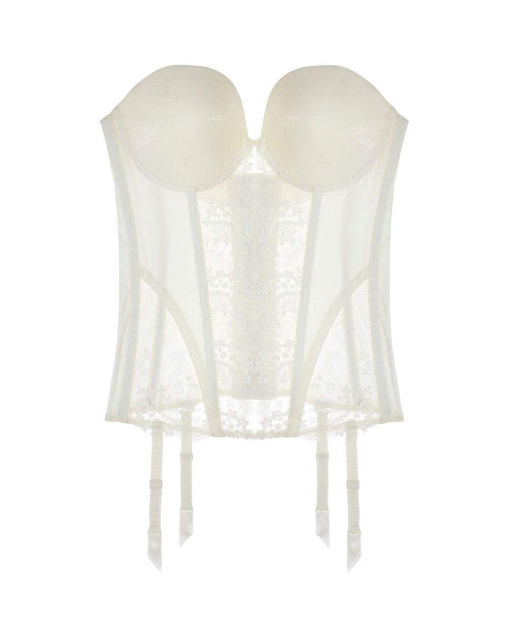 Simone Perele Wish Bustier in white