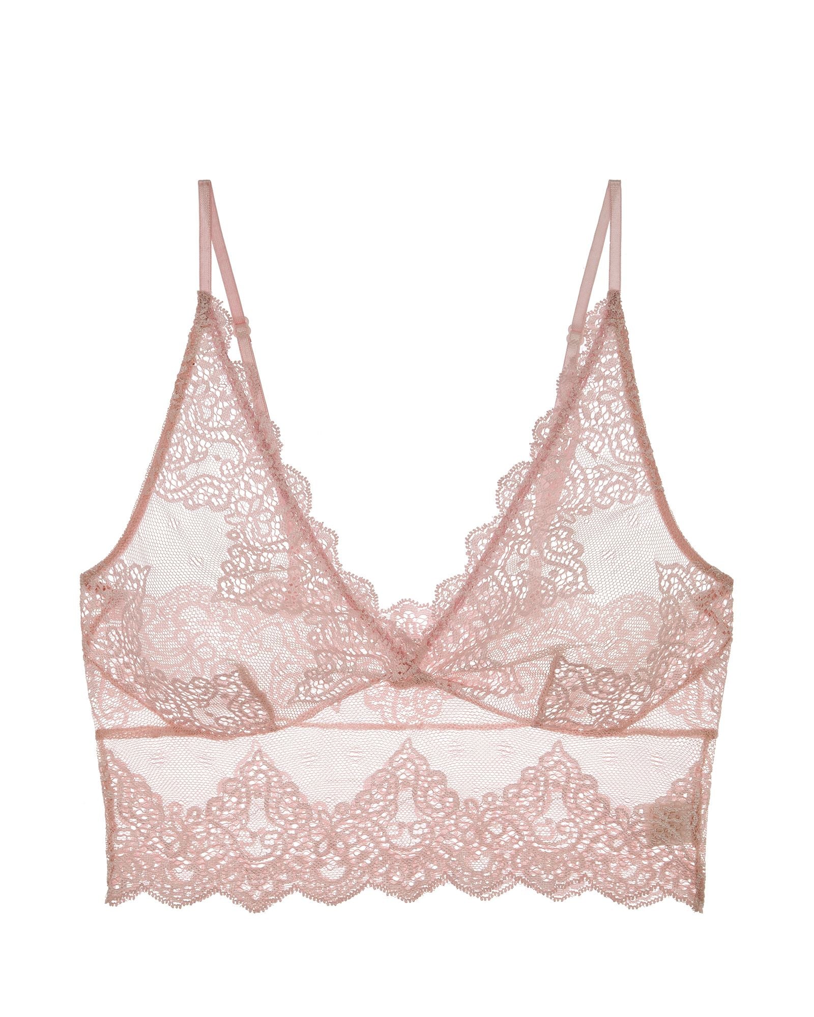 Only Hearts So Fine with Lace Long Line Bralette
